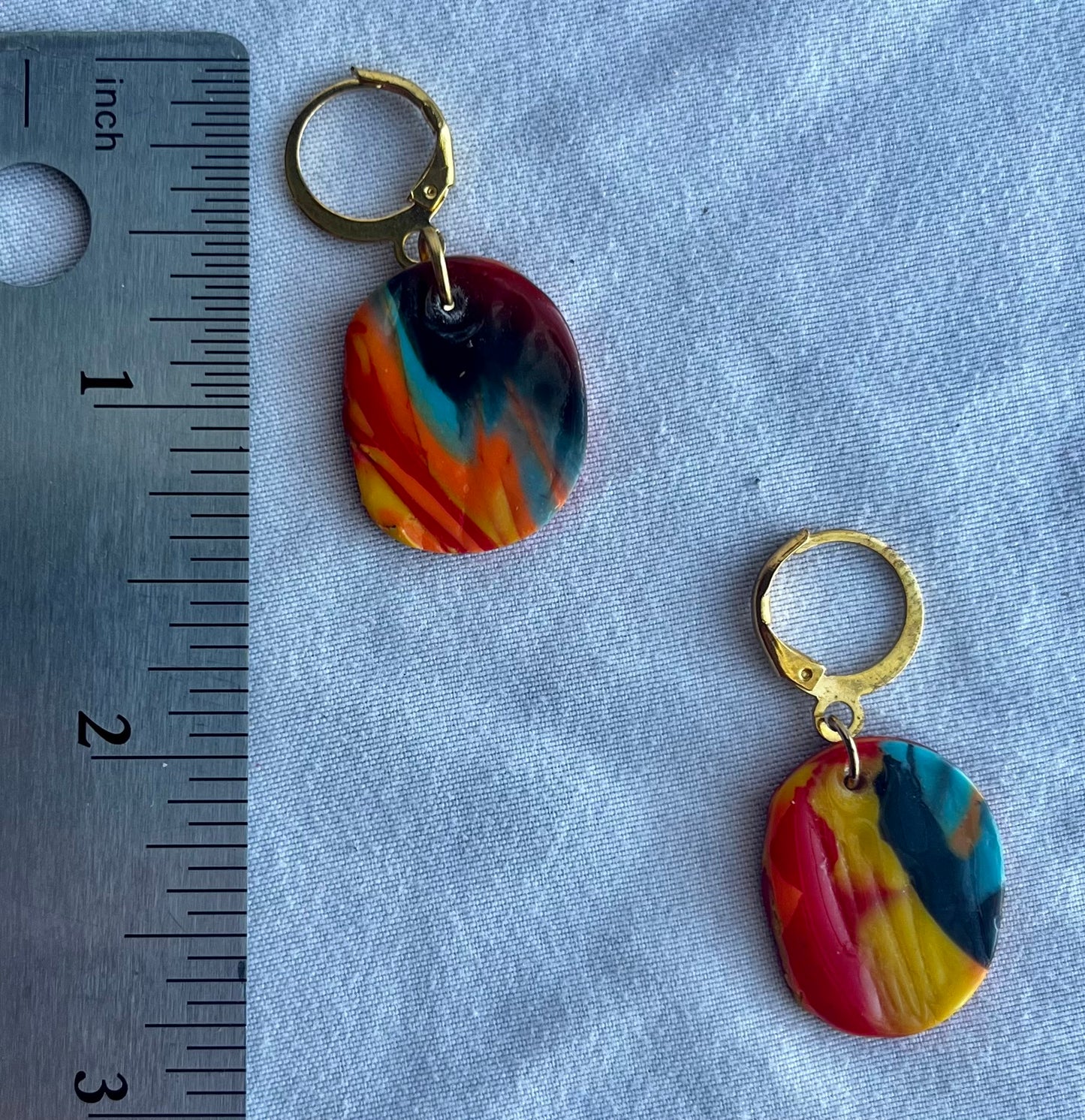 Mokume Earrings