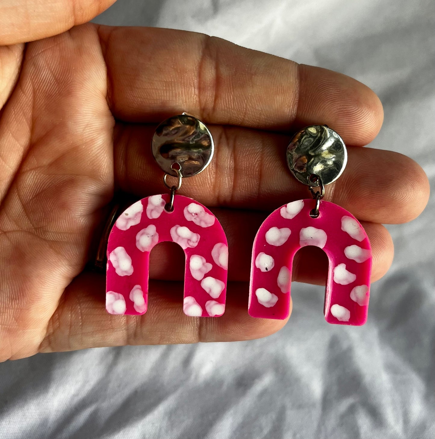 Strawberry Cow Earrings