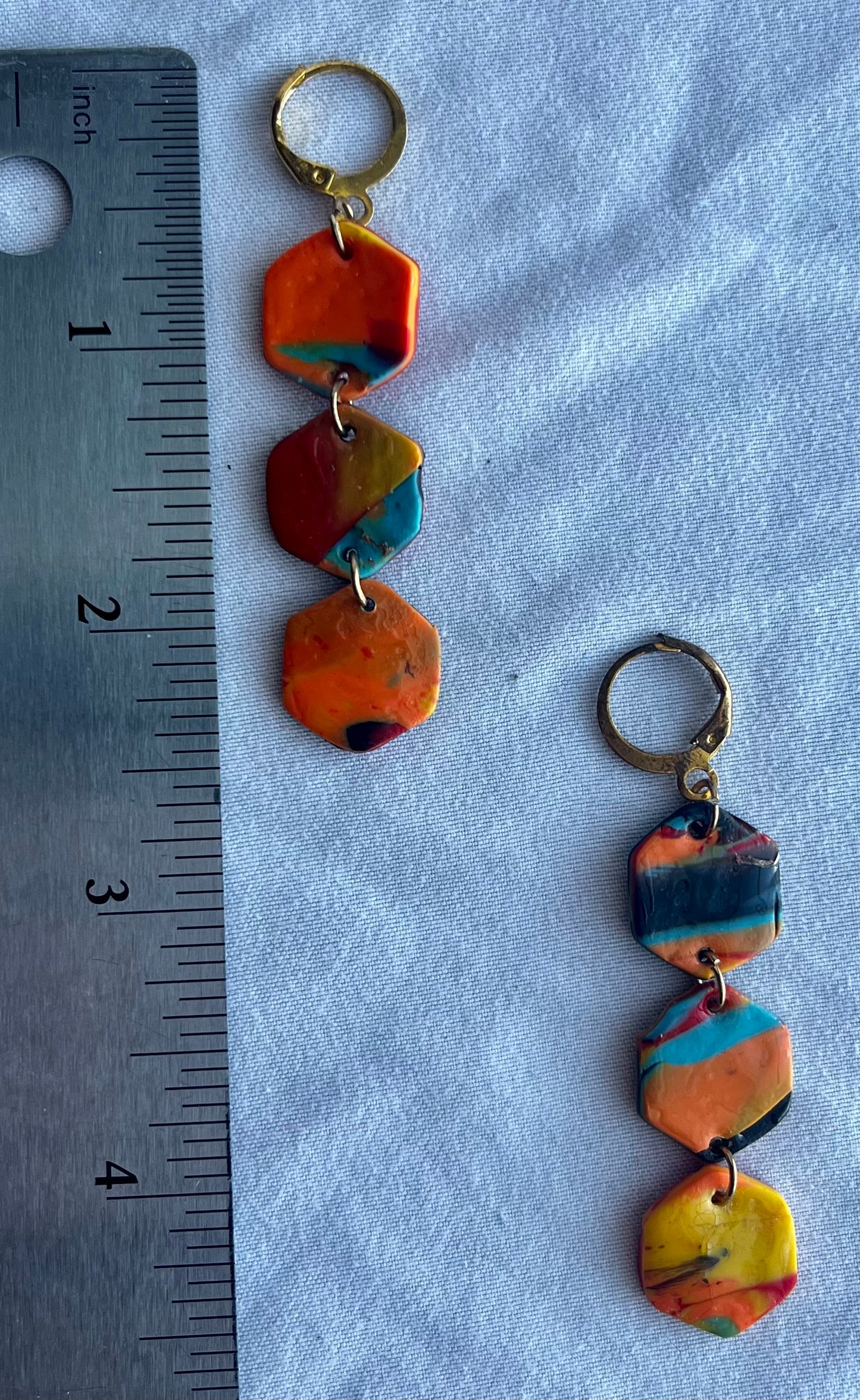 Mokume Earrings