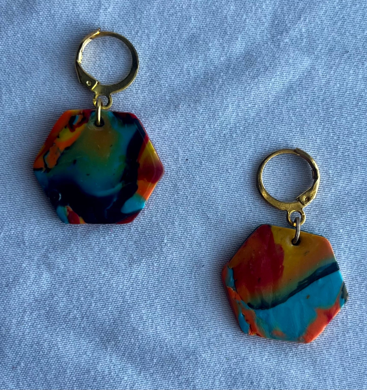 Mokume Earrings