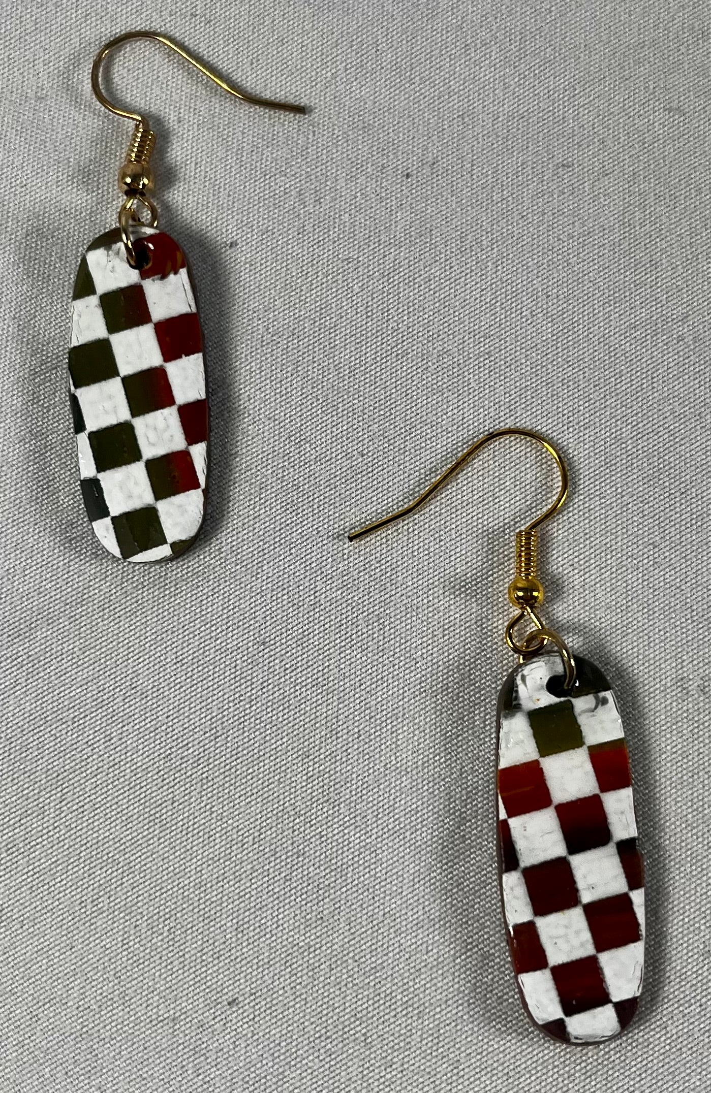 Checkerboard Earrings