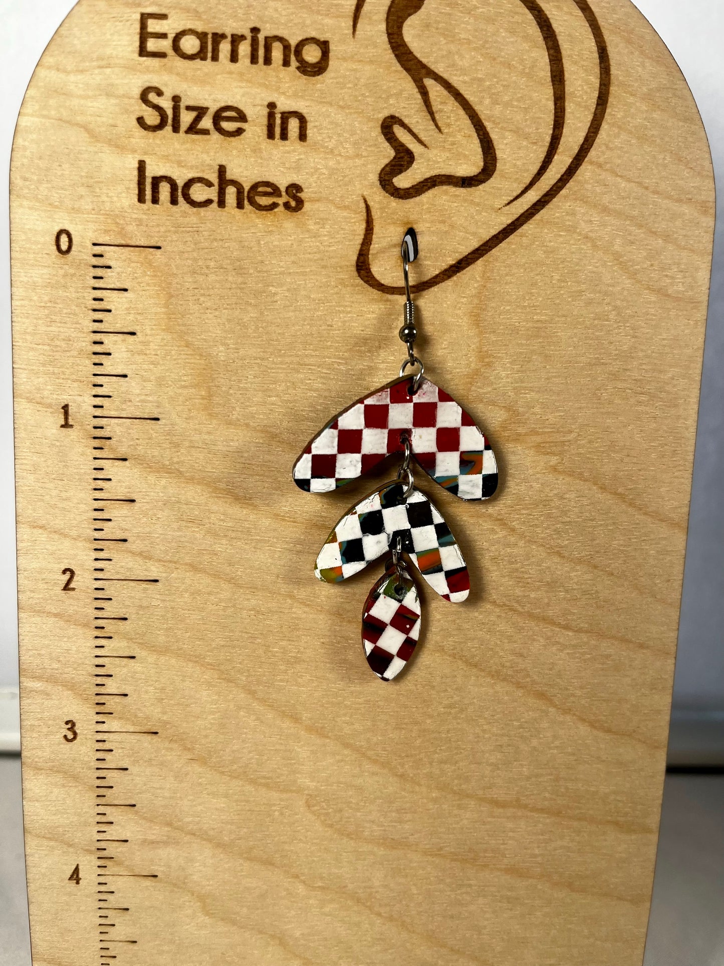 Checkerboard Earrings