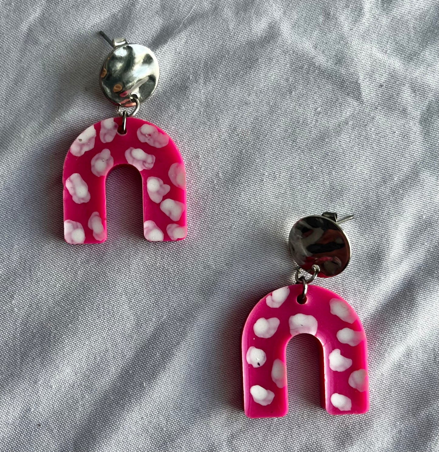 Strawberry Cow Earrings