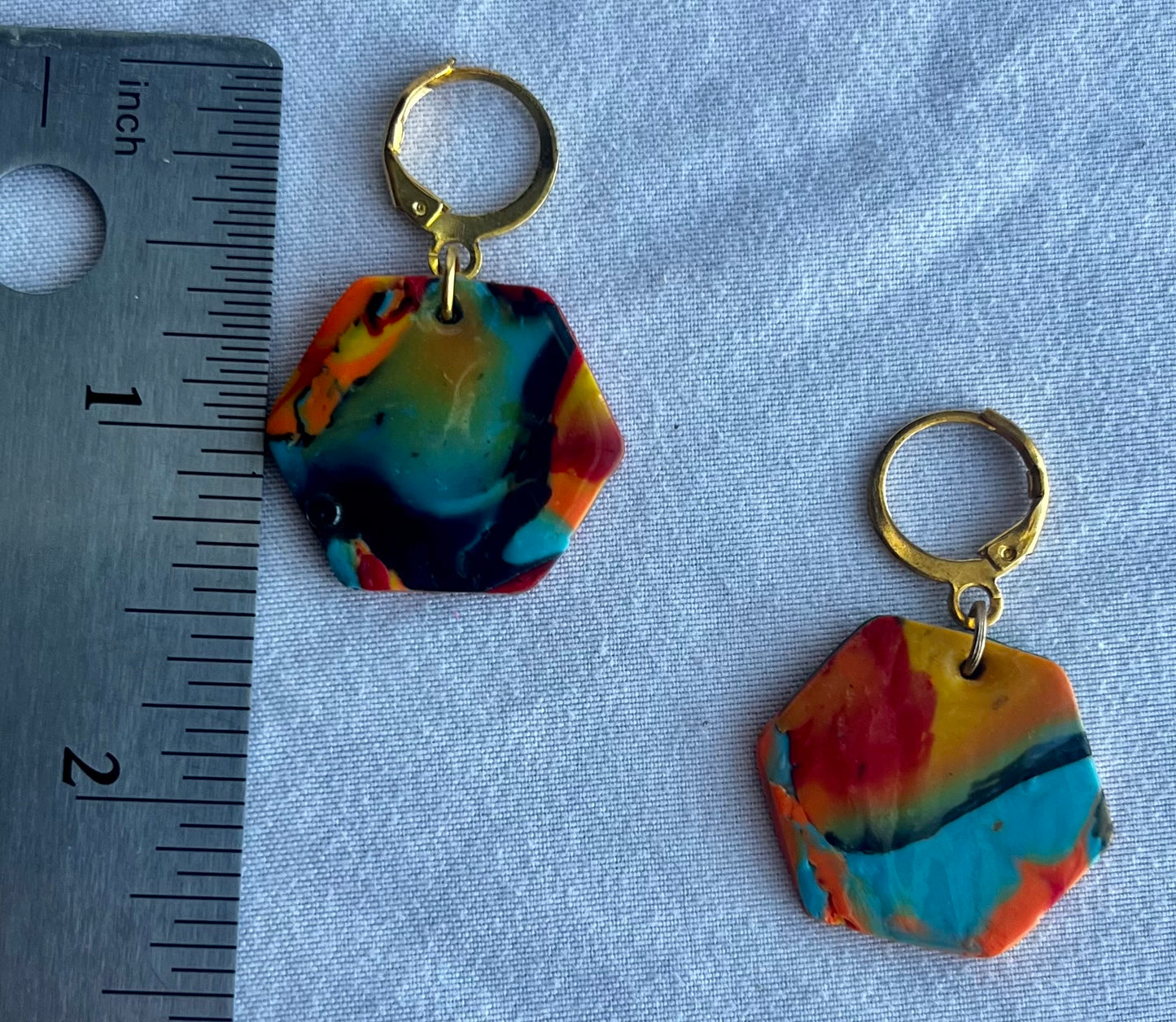 Mokume Earrings