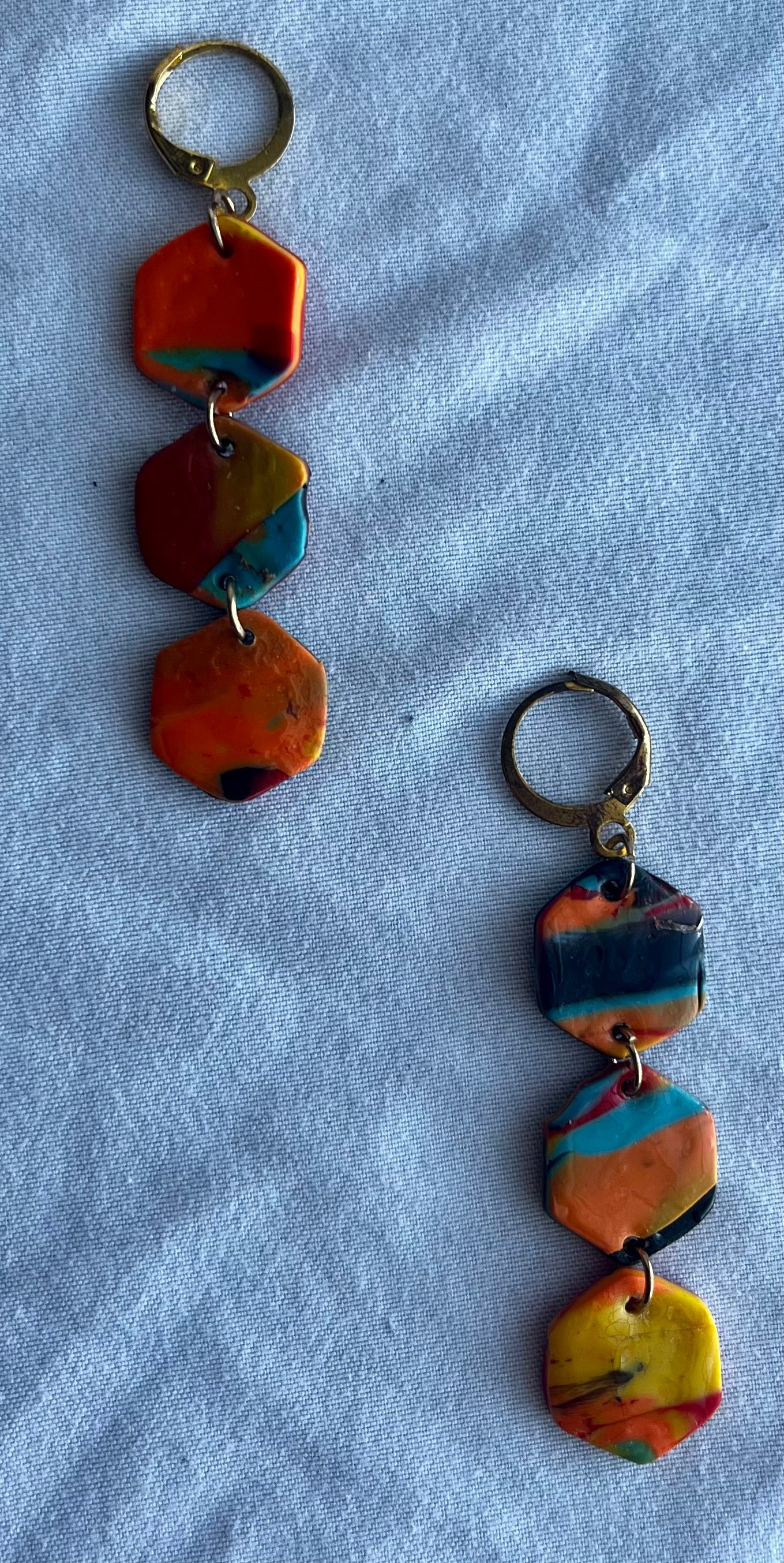 Mokume Earrings