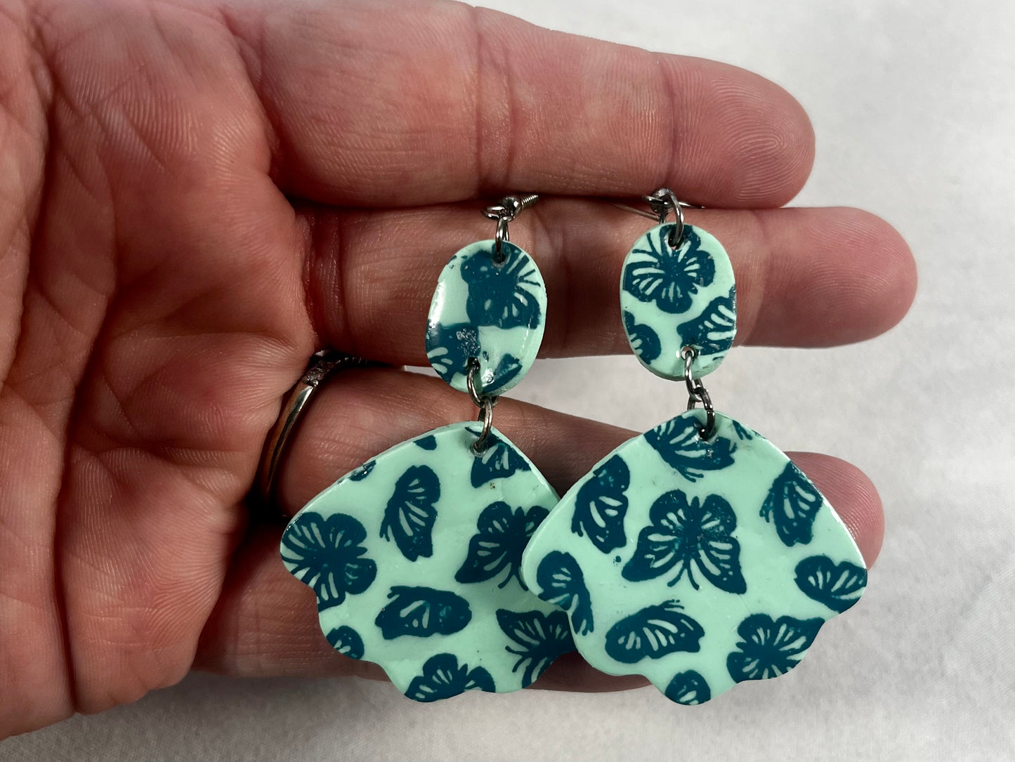 Butterfly Clay Earrings