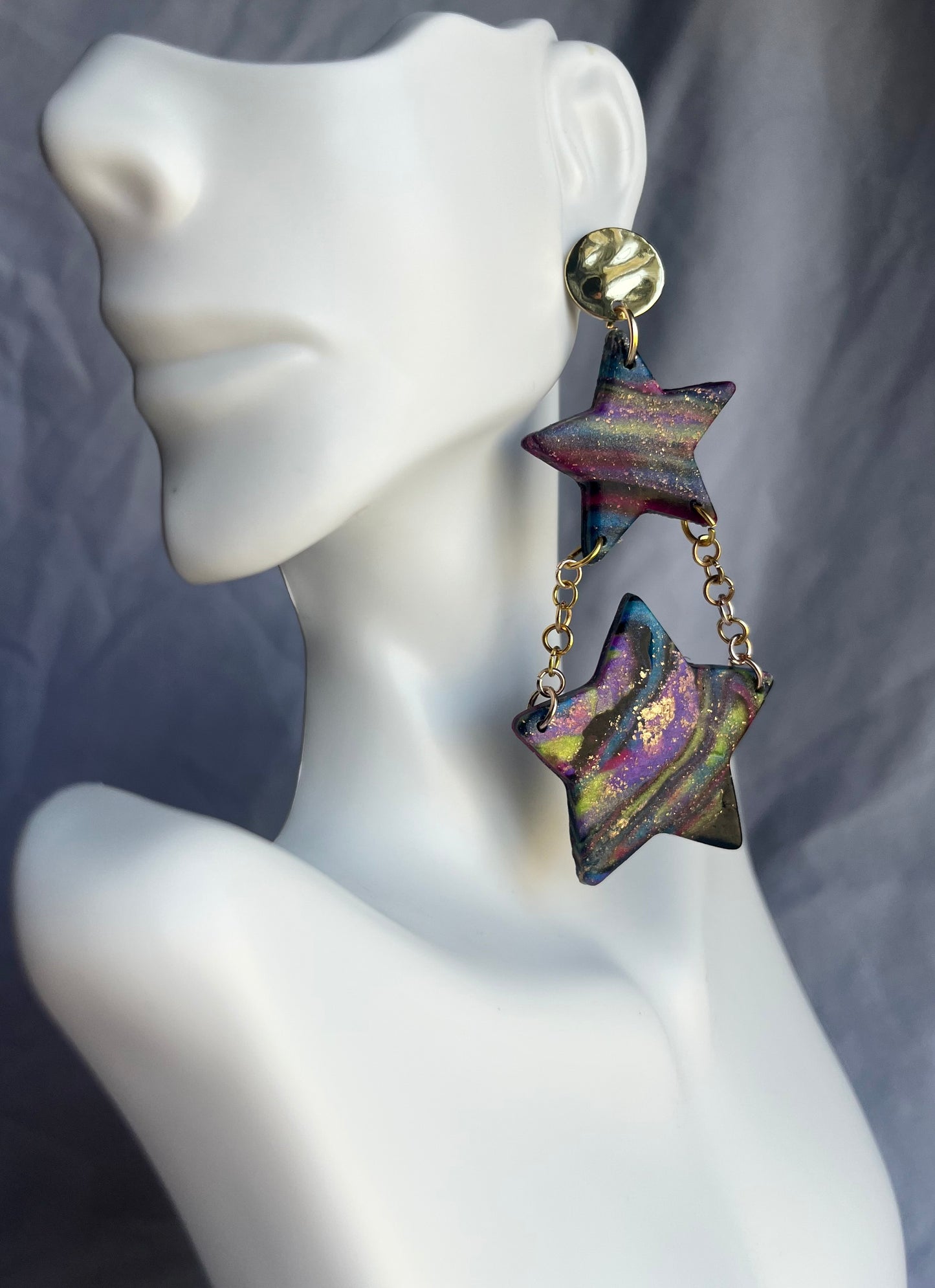 Star Drop Earrings