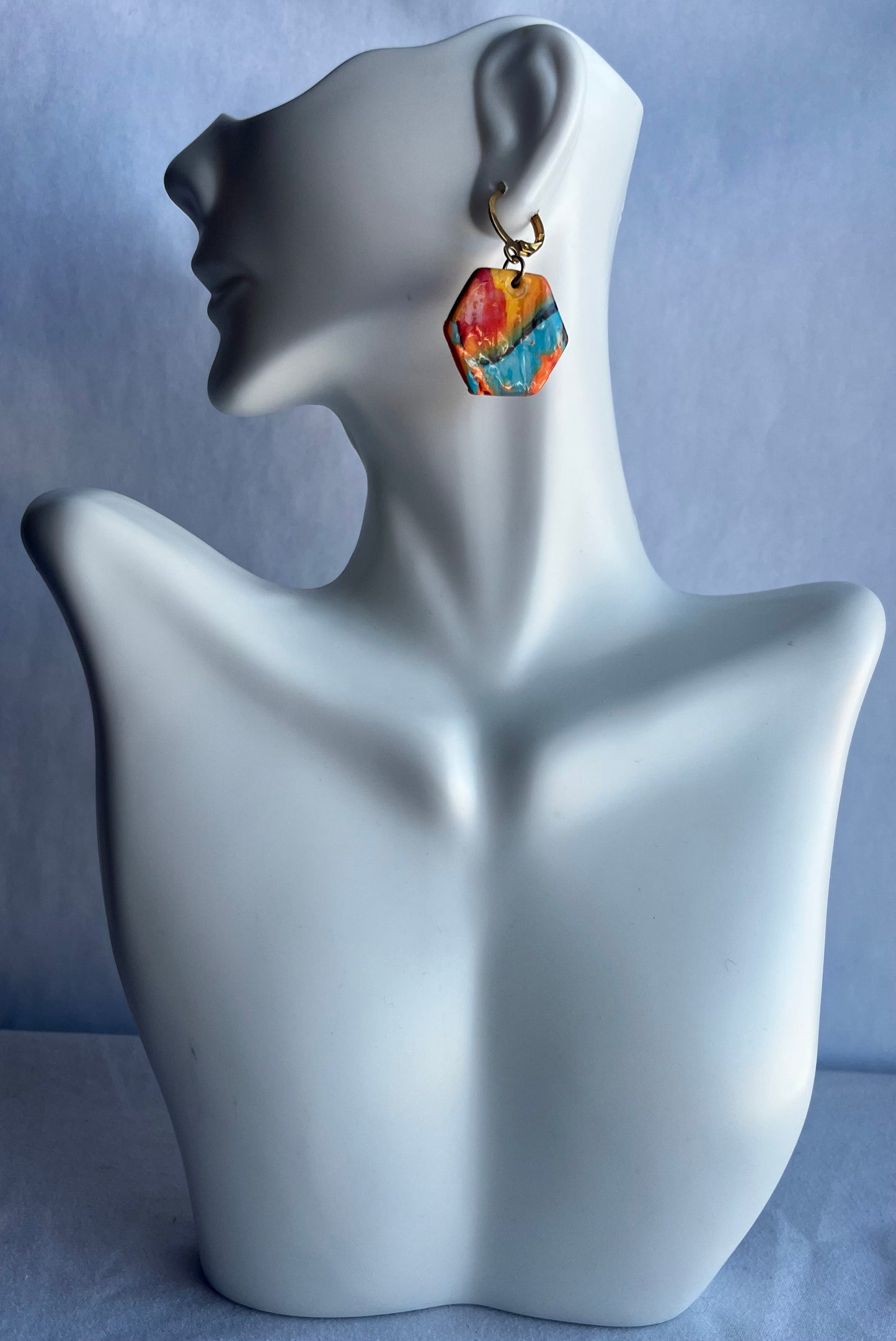 Mokume Earrings
