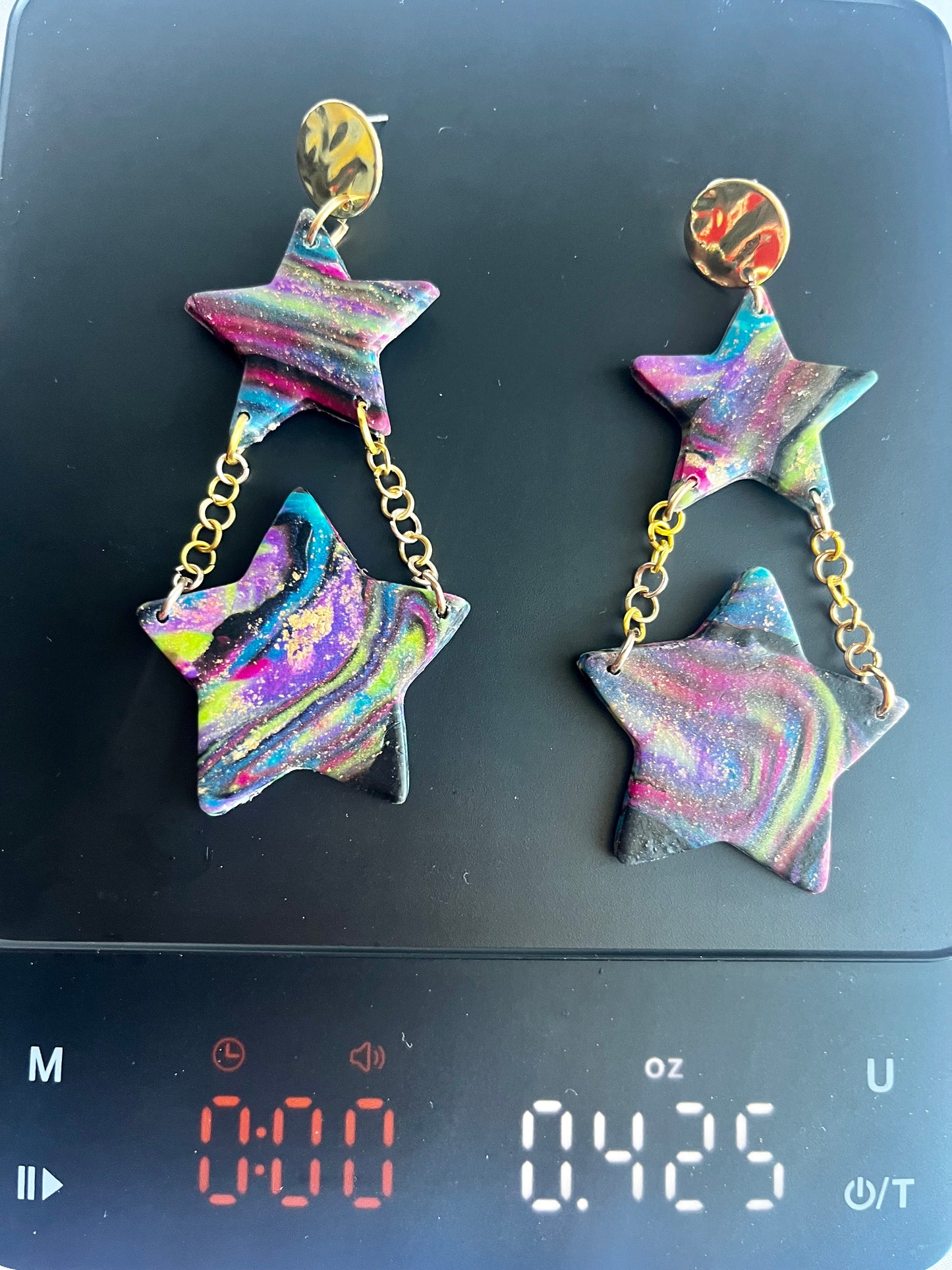 Star Drop Earrings