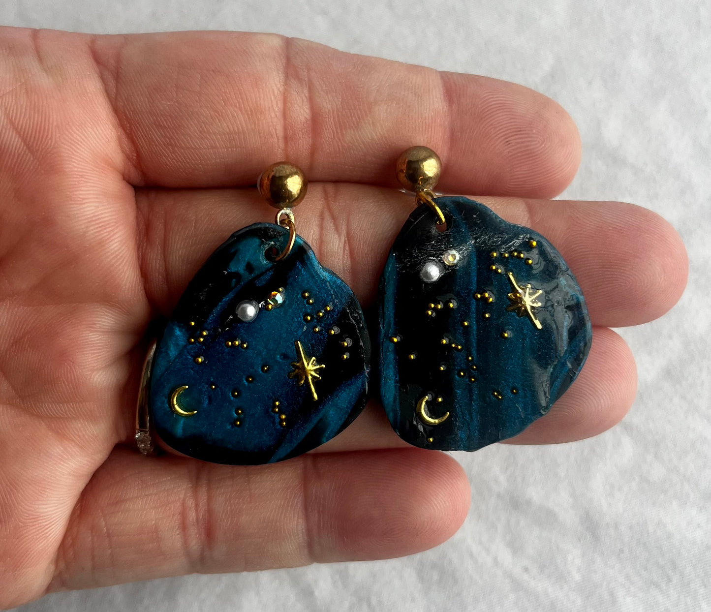 Air Element Galaxy Earrings