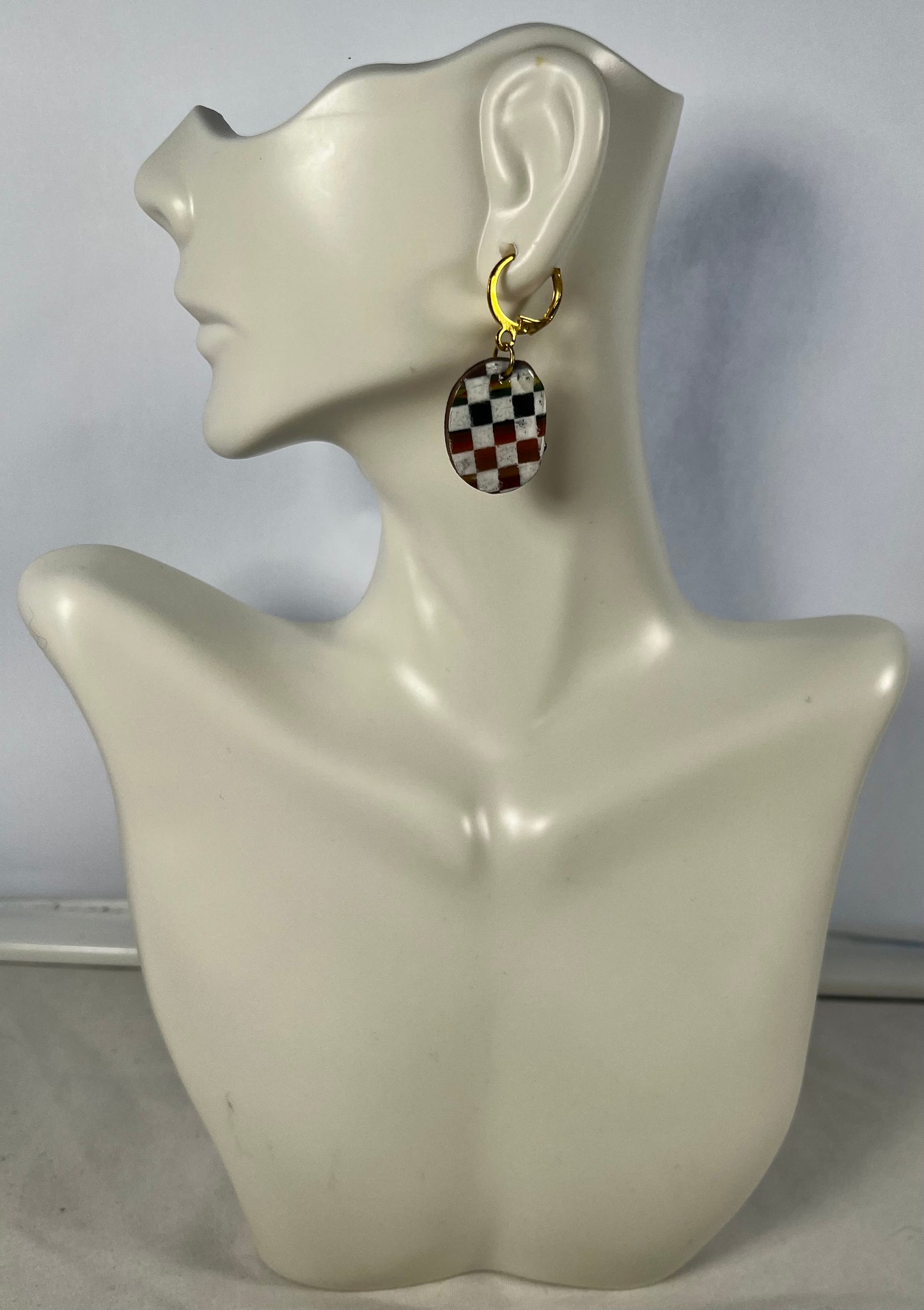 Checkerboard Earrings