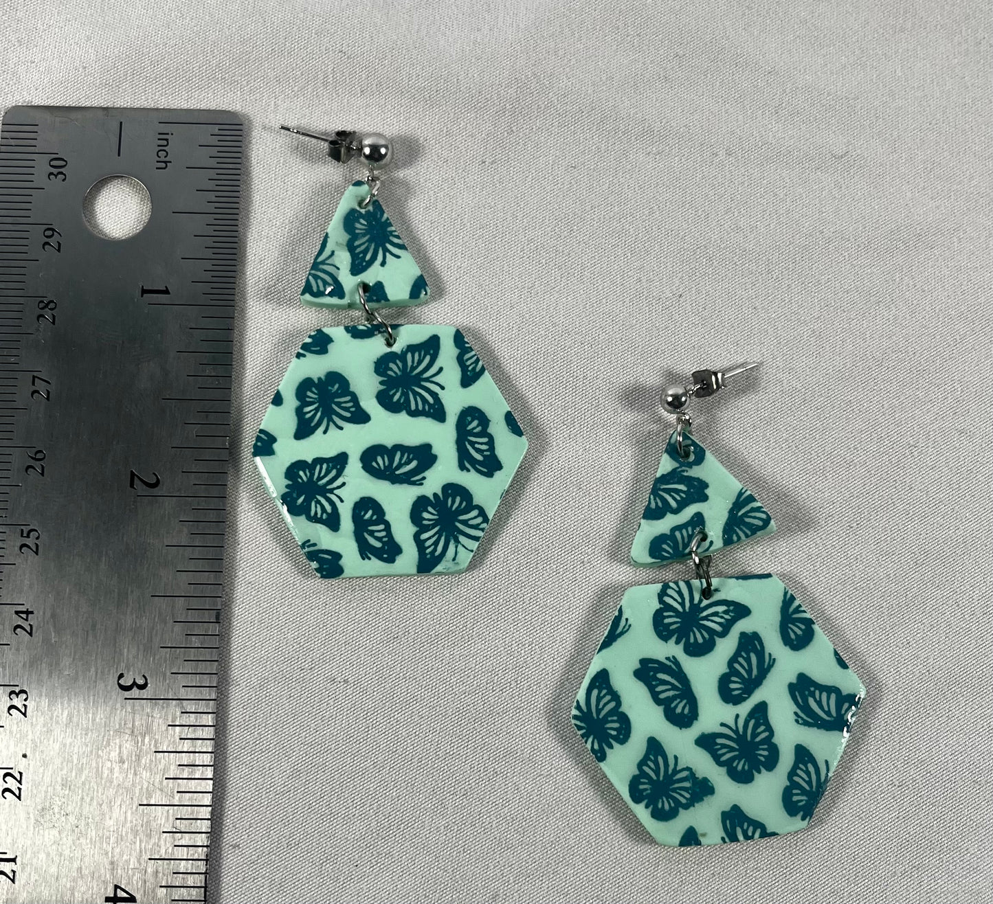 Butterfly Clay Earrings