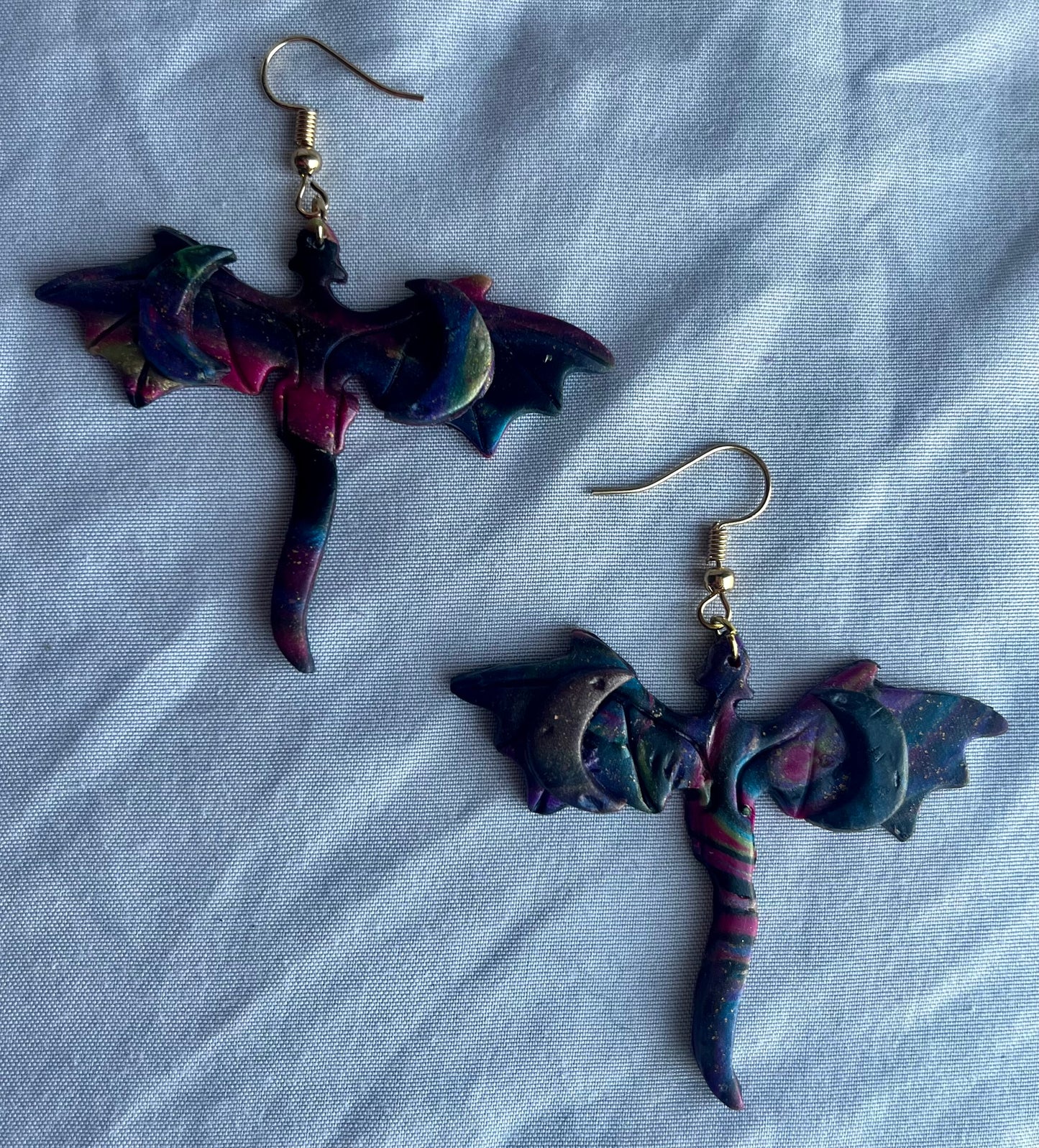 Moon Dragon Earrings