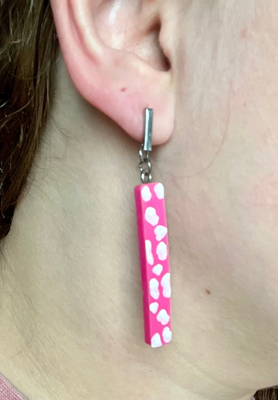 Strawberry Cow Earrings