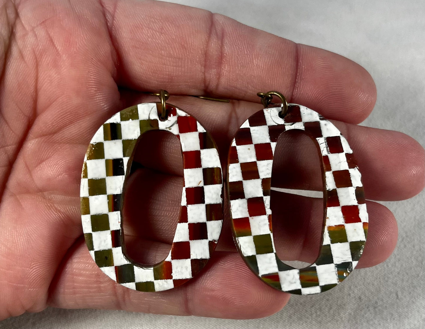 Checkerboard Earrings