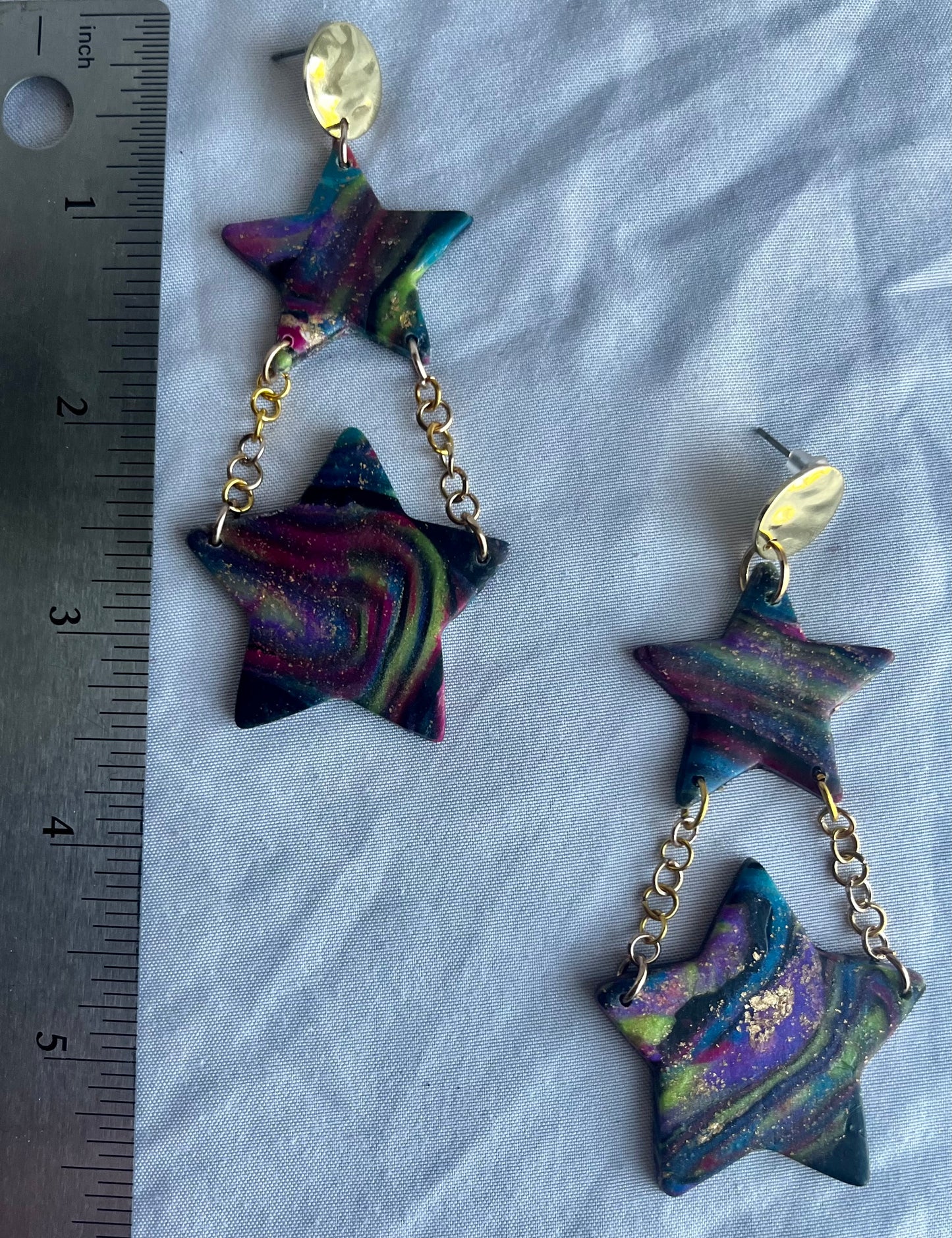 Star Drop Earrings