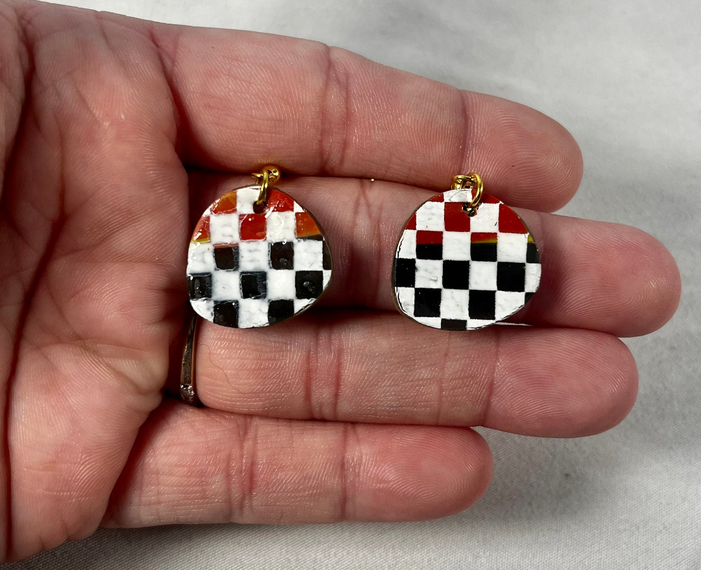 Checkerboard Earrings