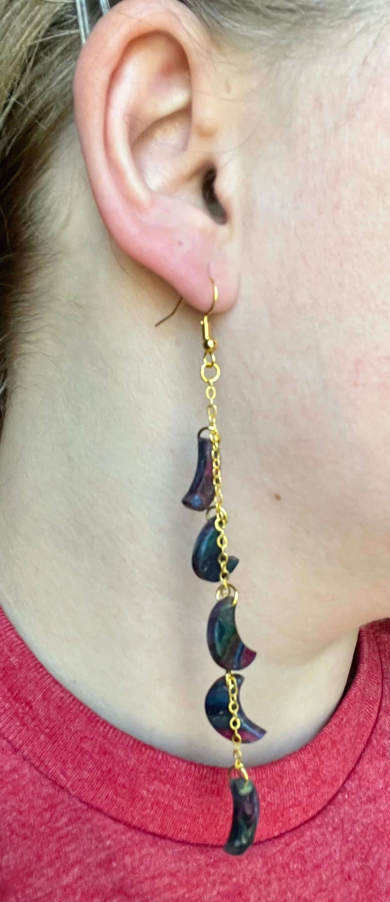 Moon Drop Earrings