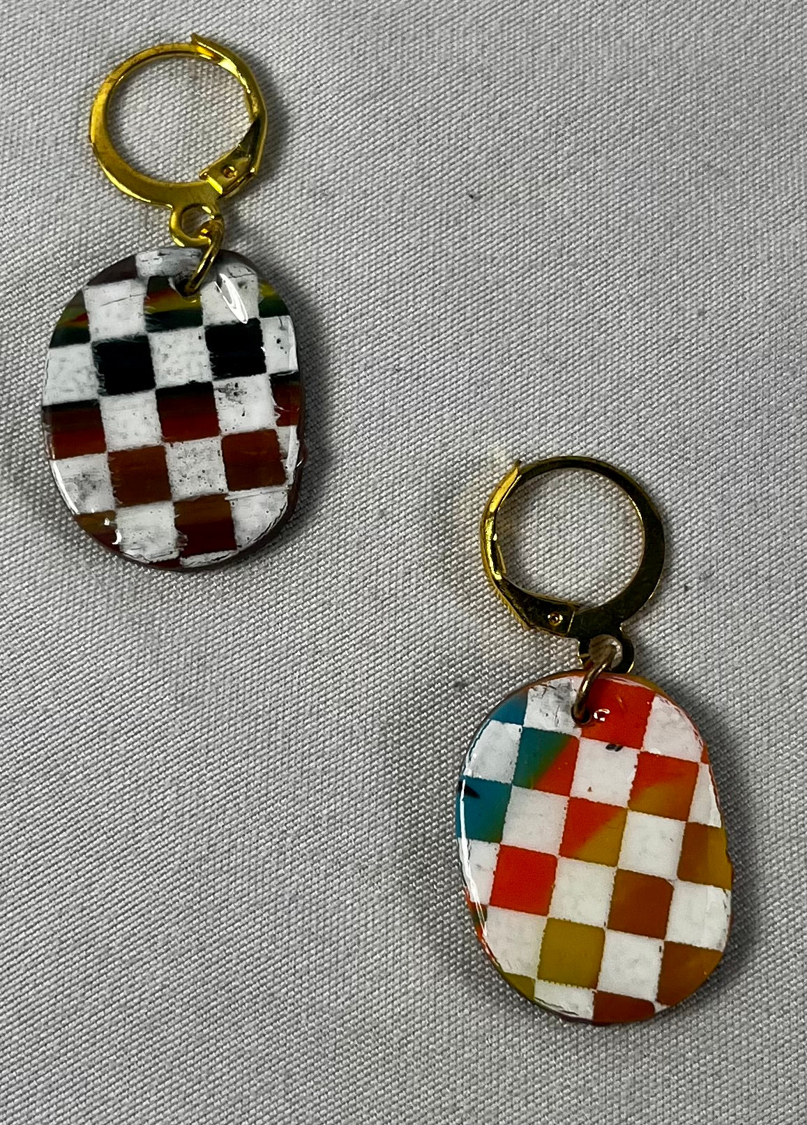 Checkerboard Earrings