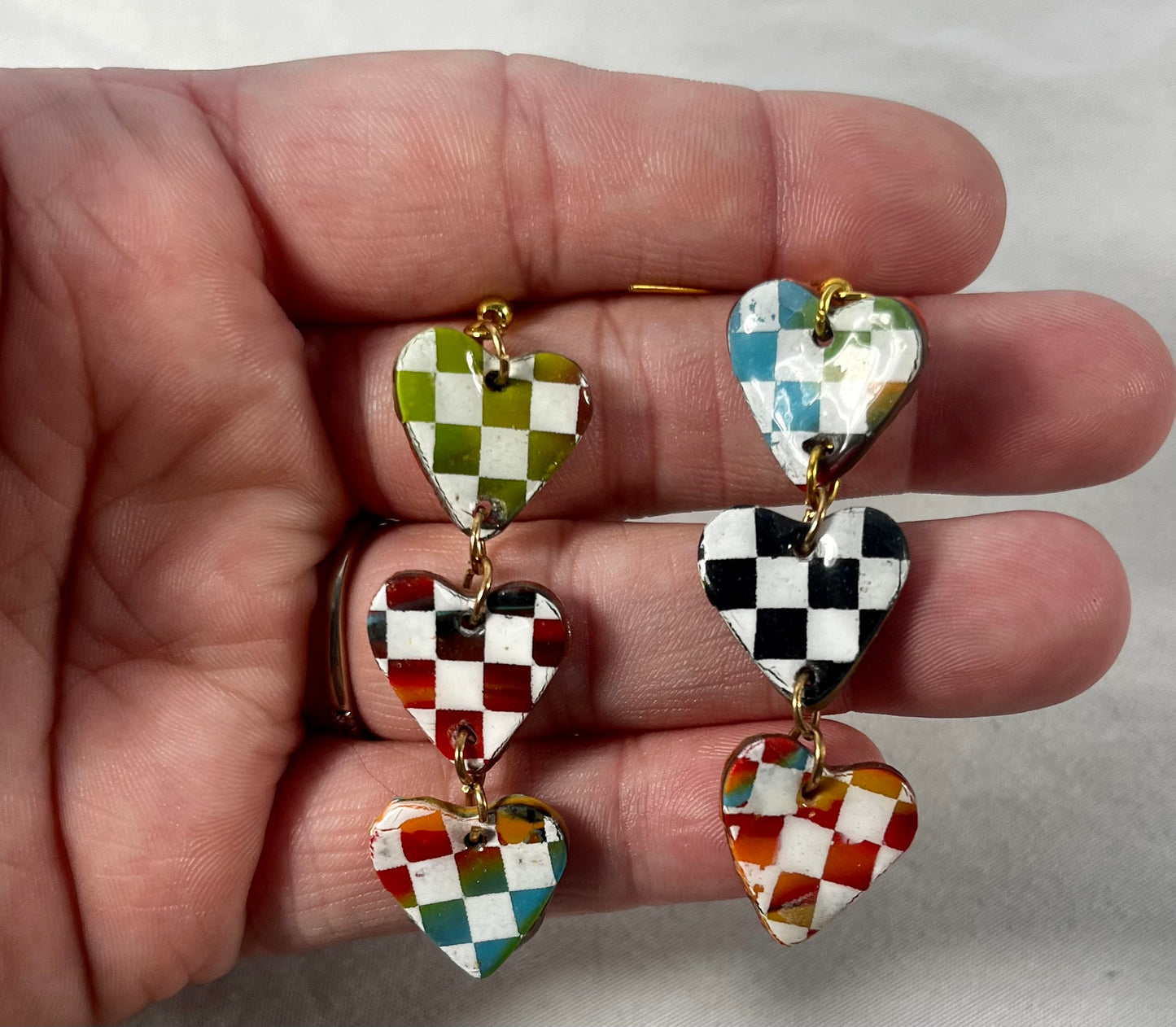 Checkerboard Earrings