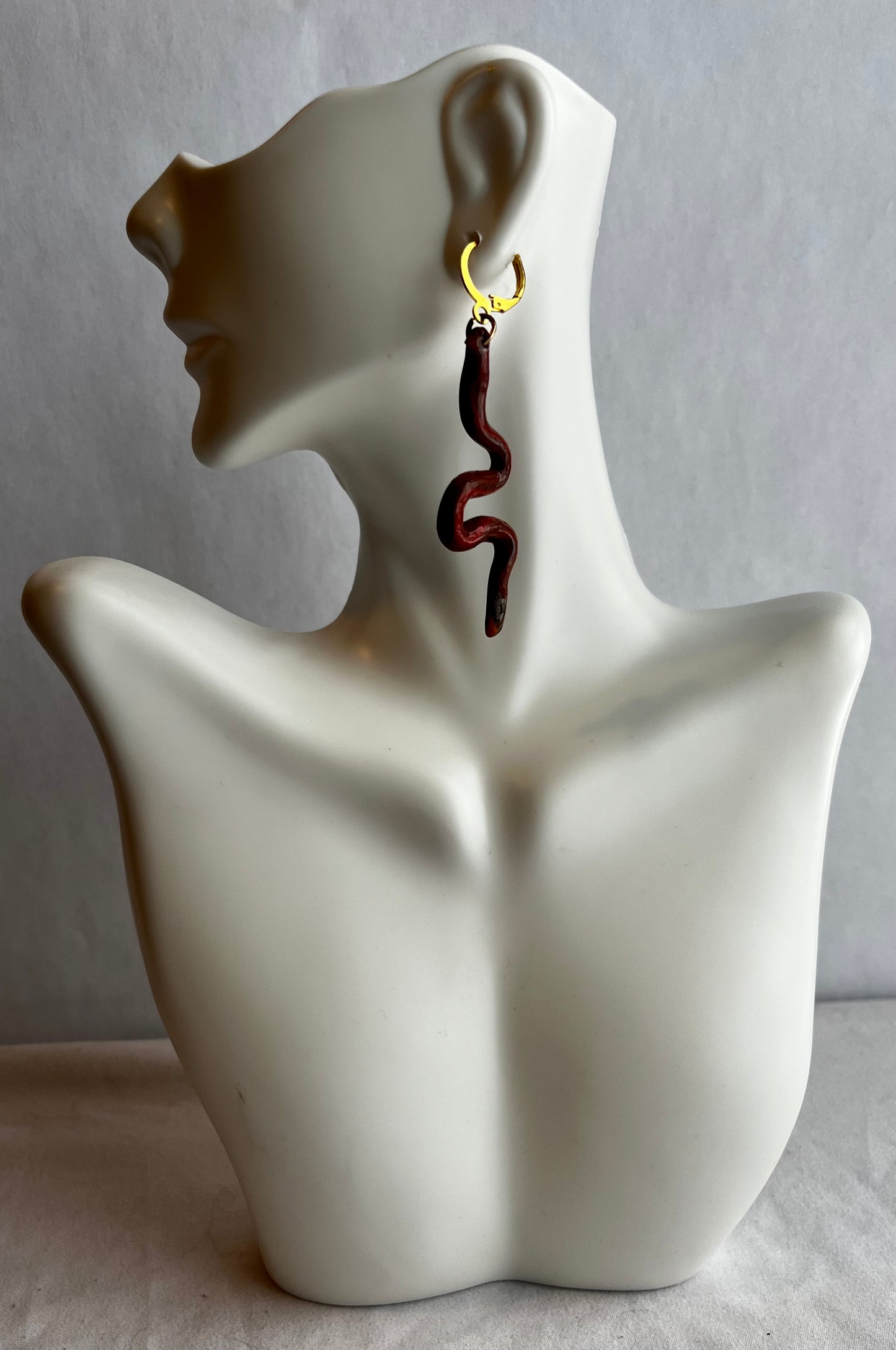 4 Elements Snake Hoops