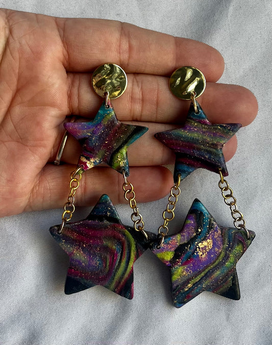 Star Drop Earrings