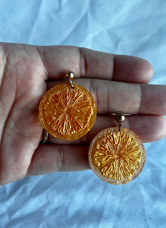 Orange Earrings