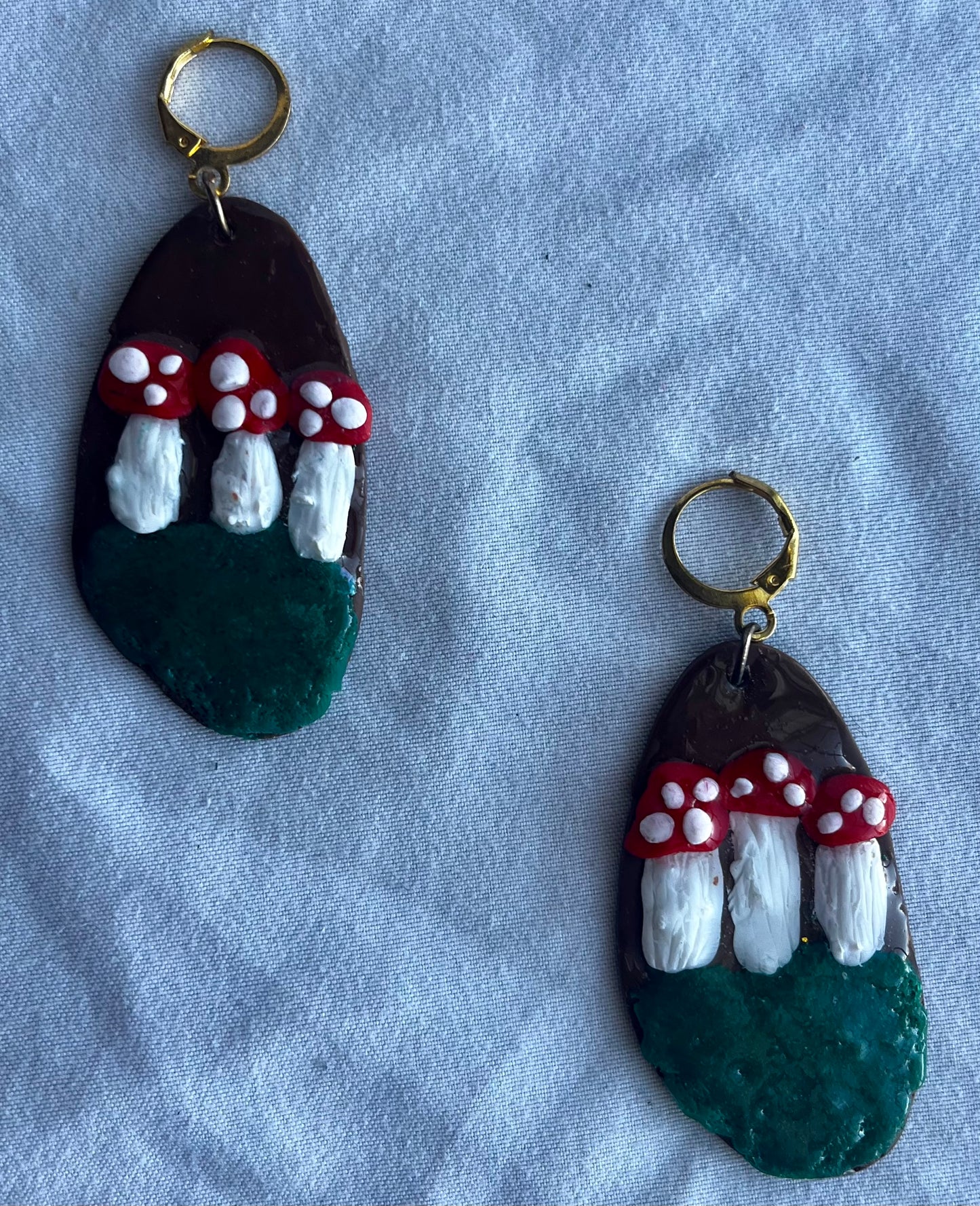 Mushroom Earrings