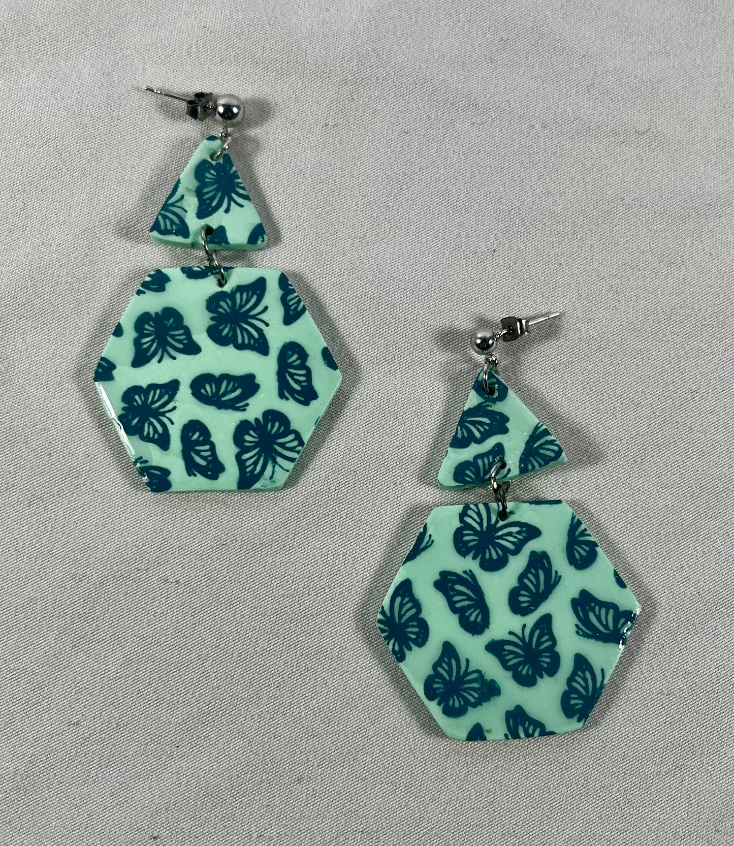 Butterfly Clay Earrings