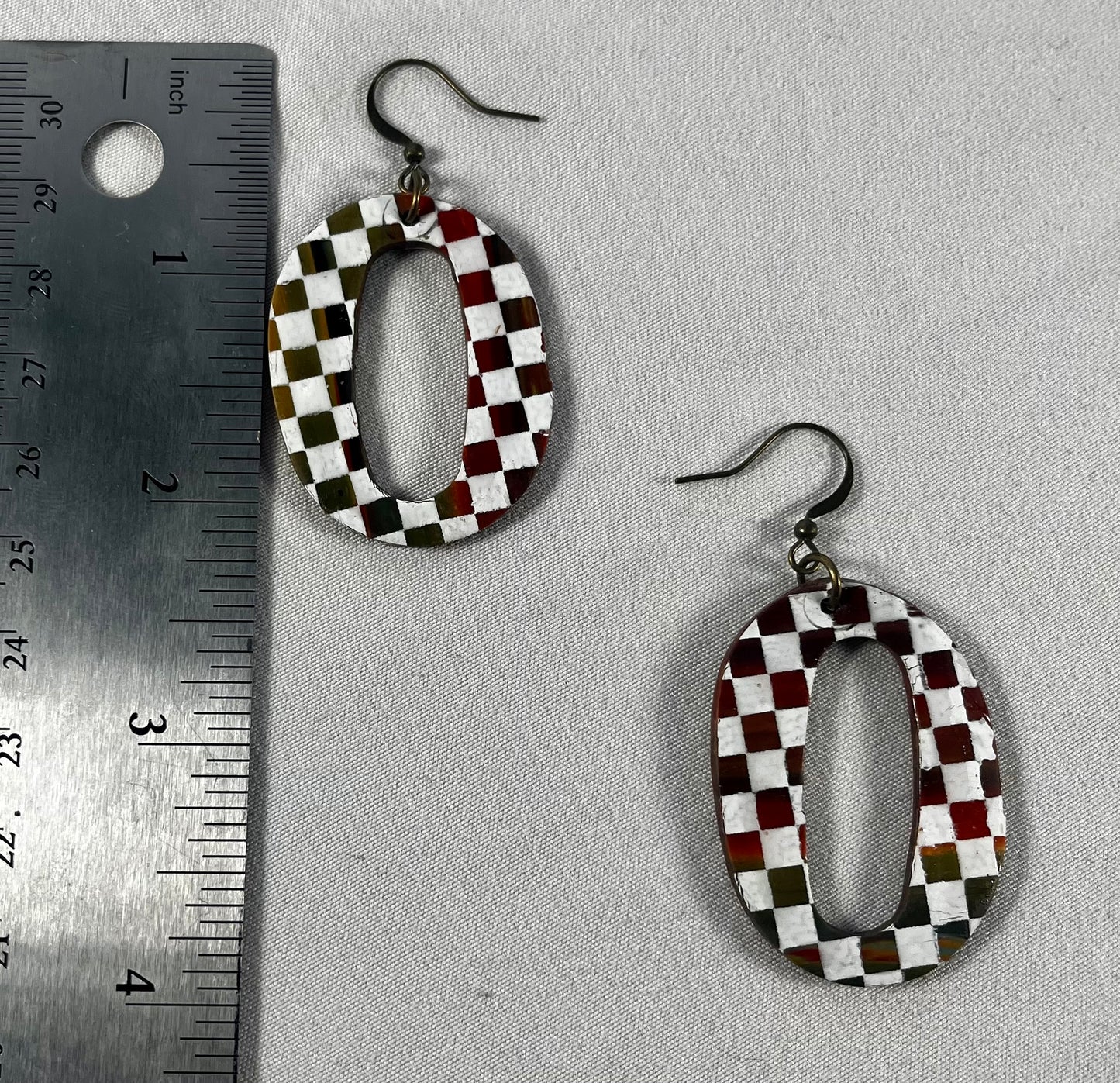 Checkerboard Earrings