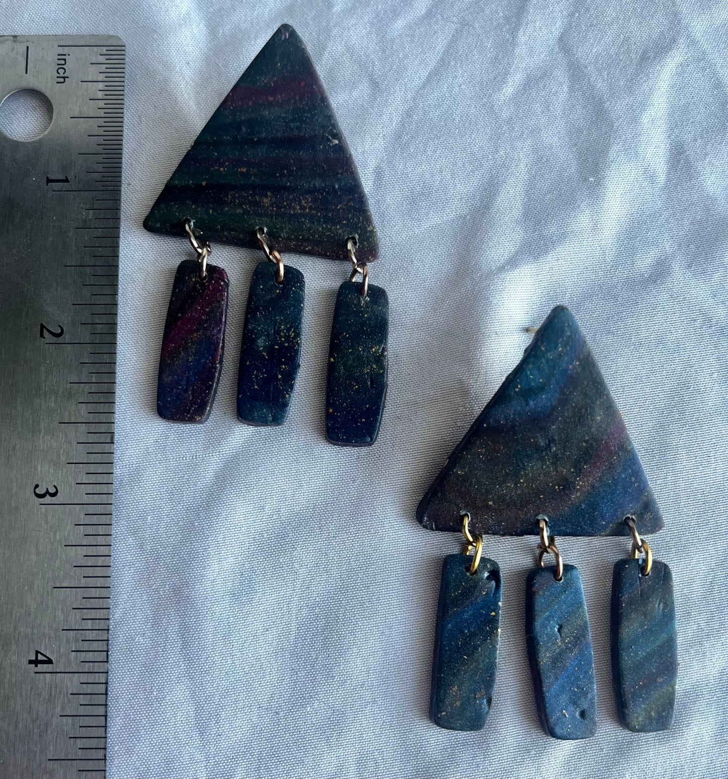 Triangle Drop Earrings