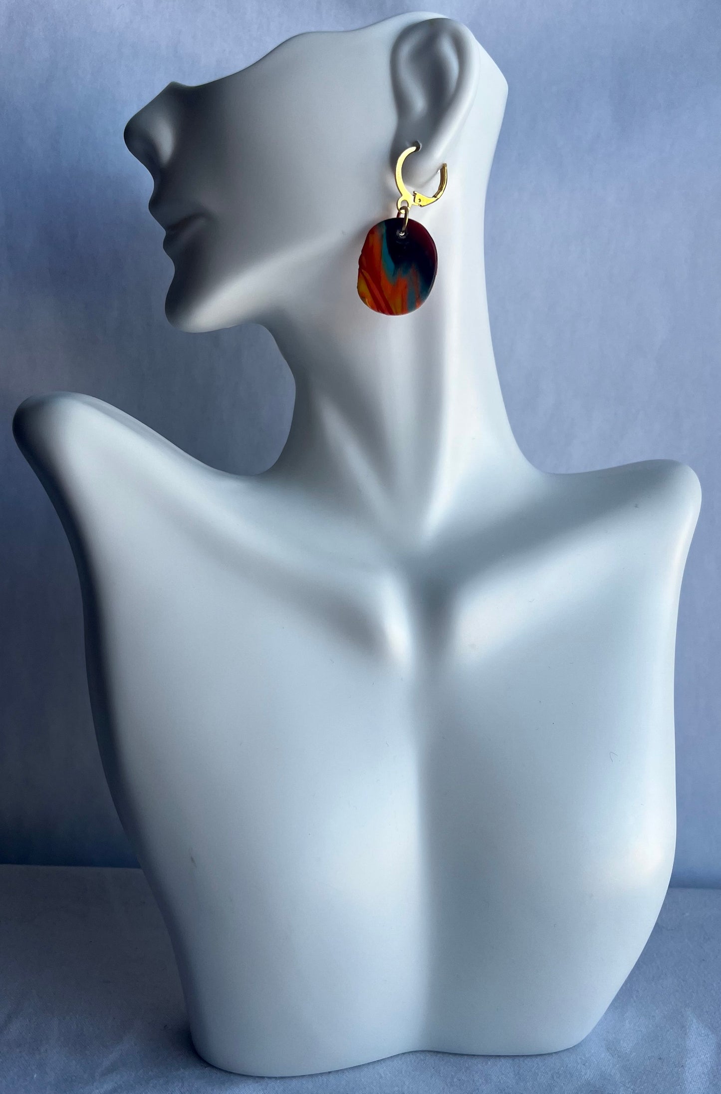 Mokume Earrings