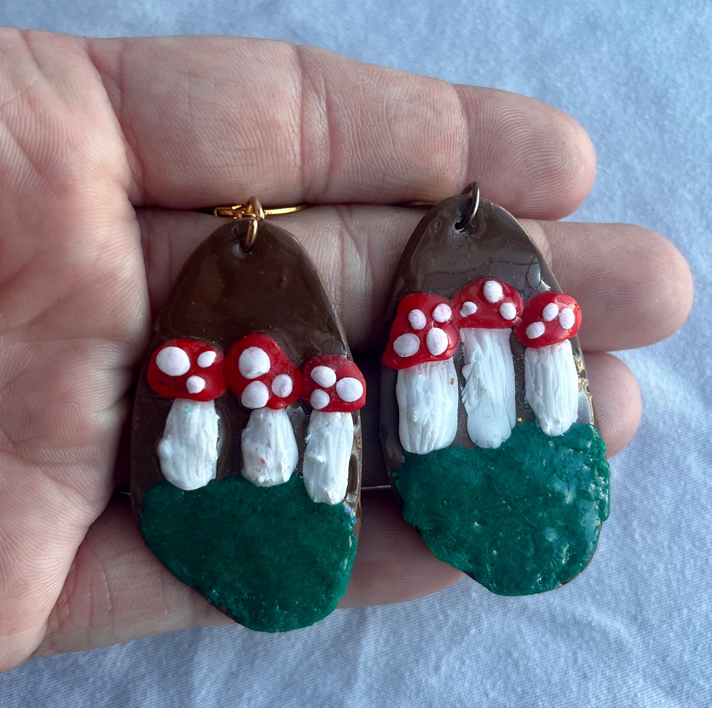 Mushroom Earrings