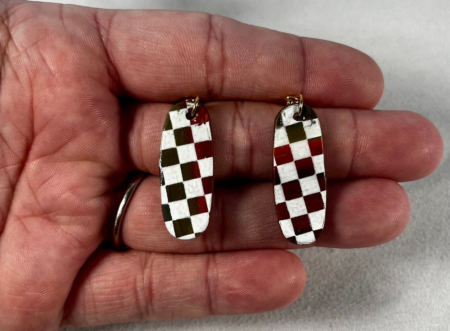 Checkerboard Earrings