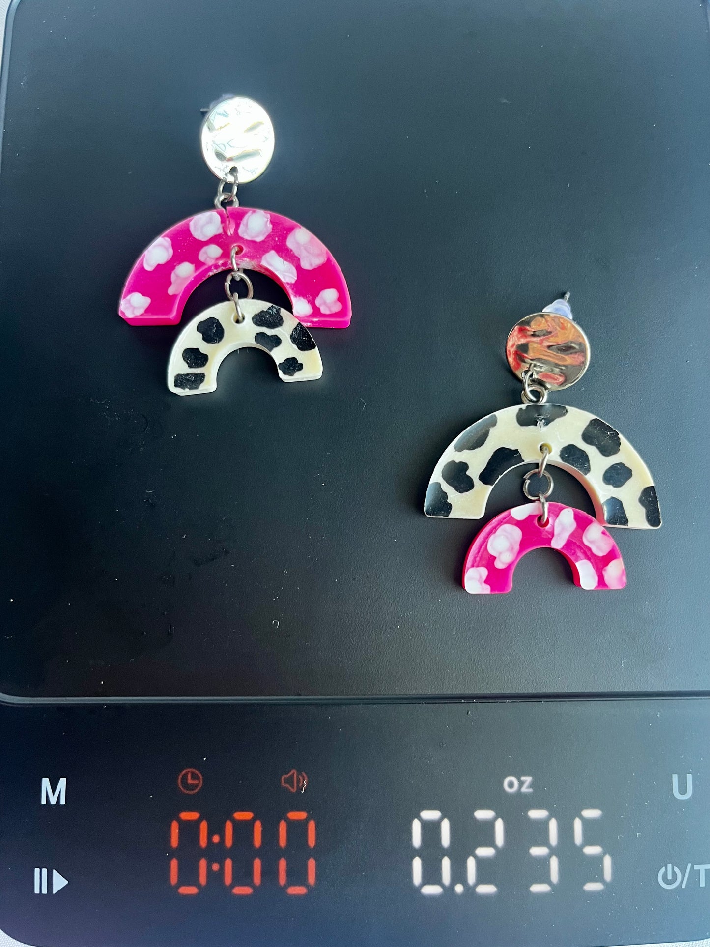 Strawberry Cow Earrings