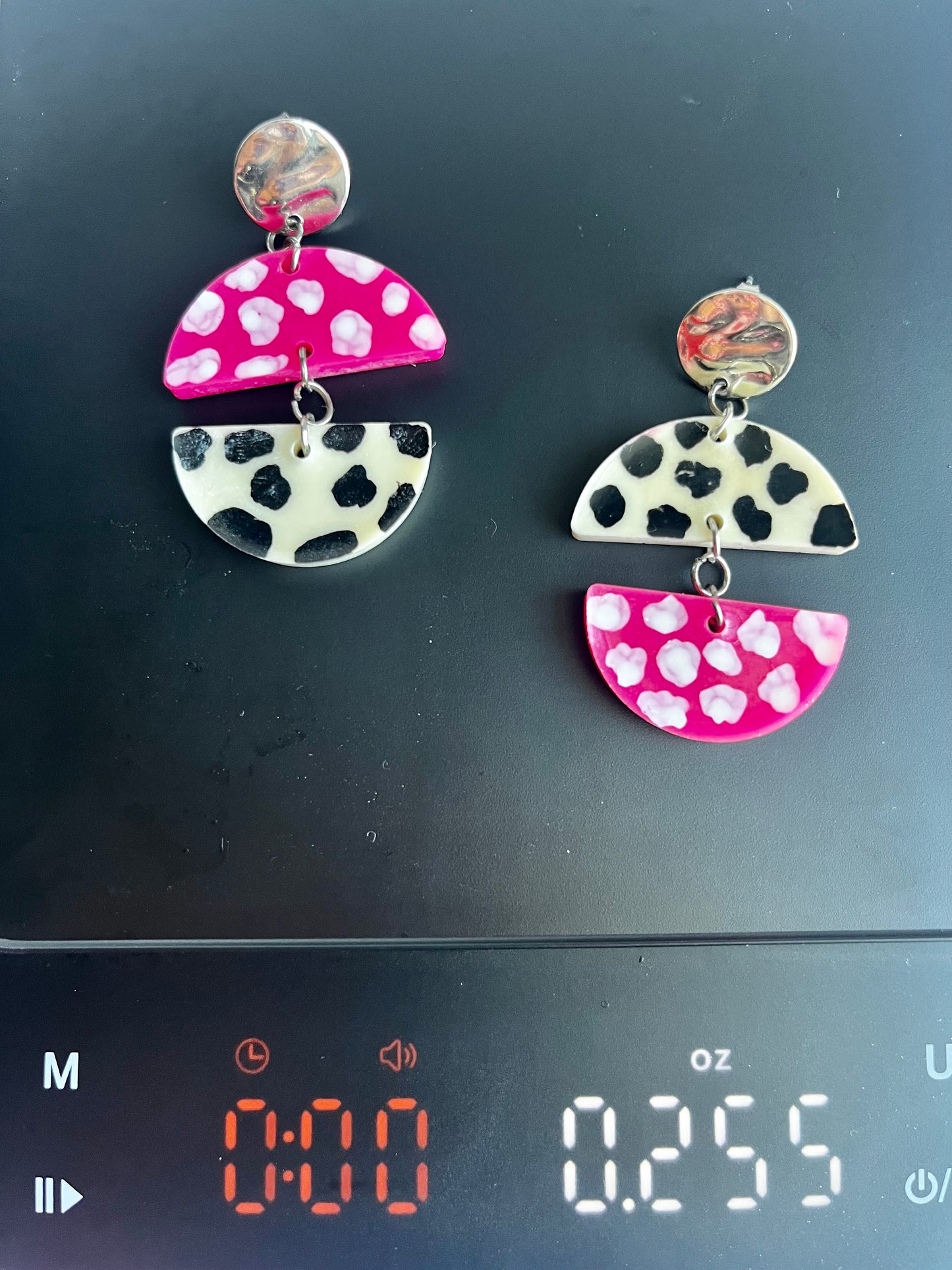 Strawberry Cow Earrings