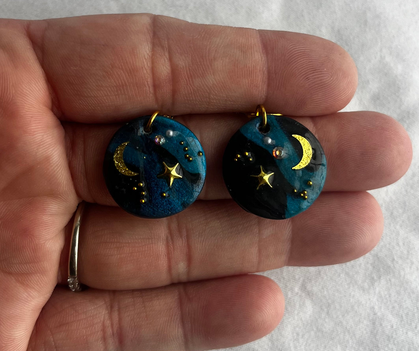 Air Element Galaxy Earrings