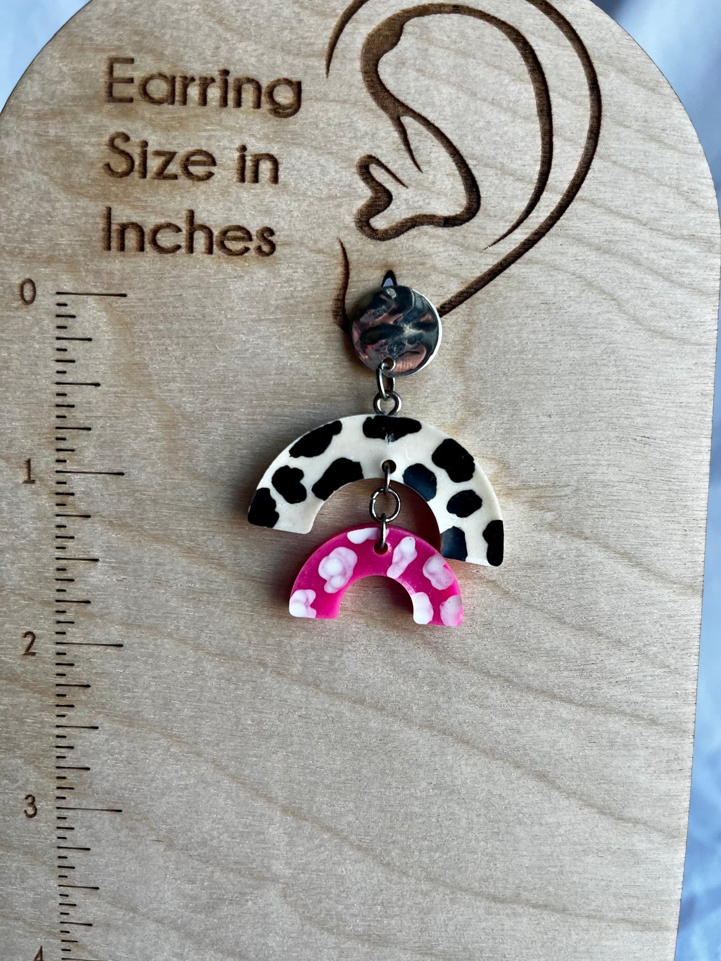 Strawberry Cow Earrings