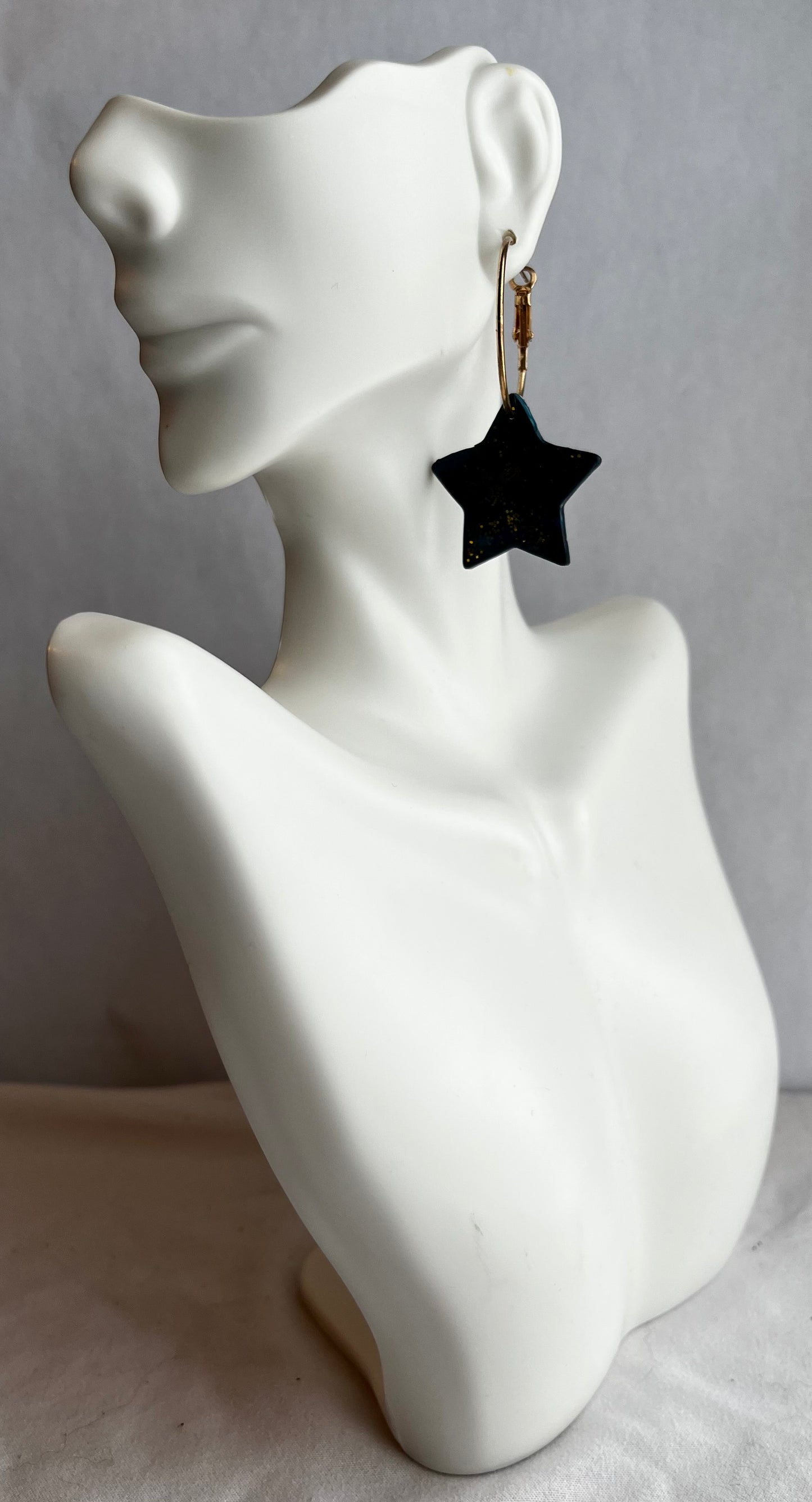 Air Element Star And Moon Hoops