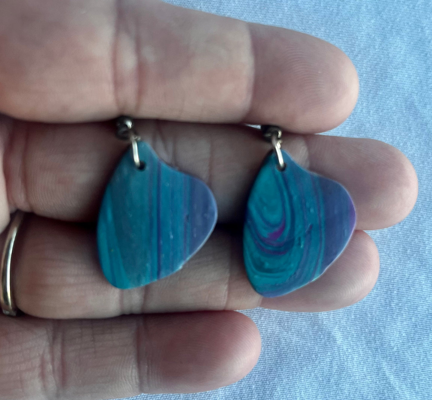 Blue Earrings