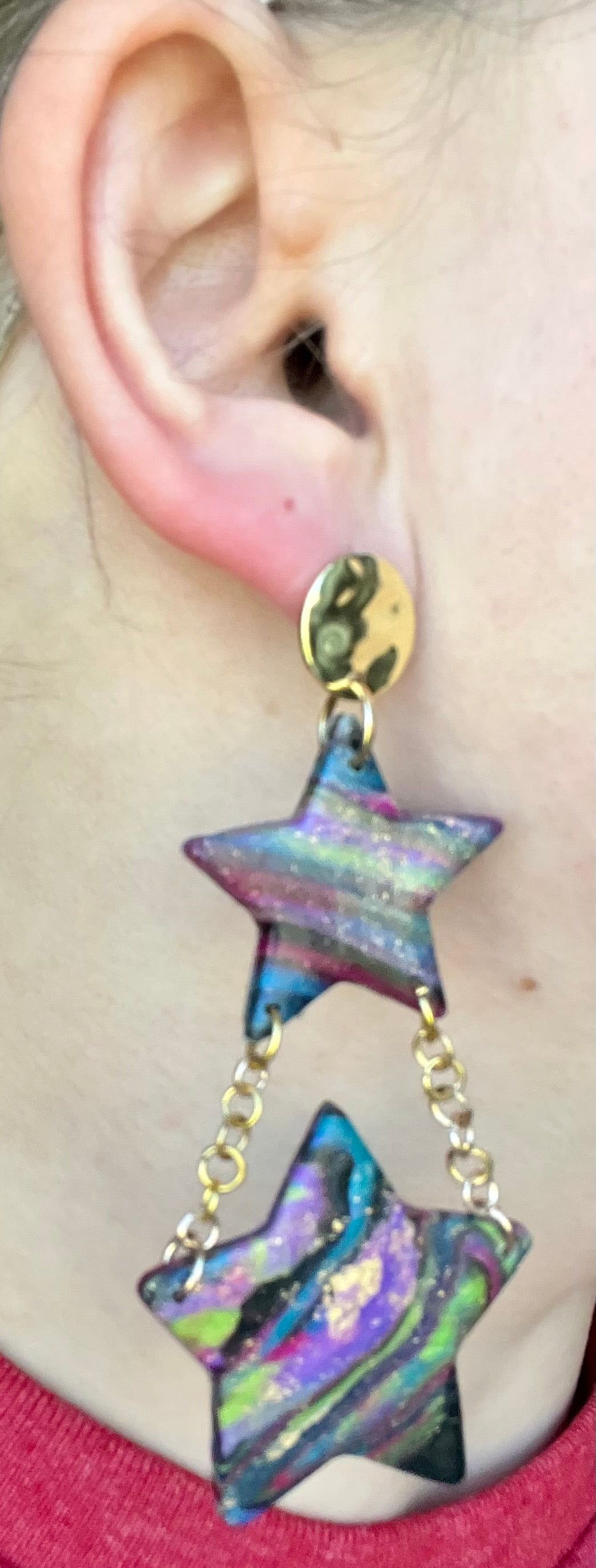 Star Drop Earrings