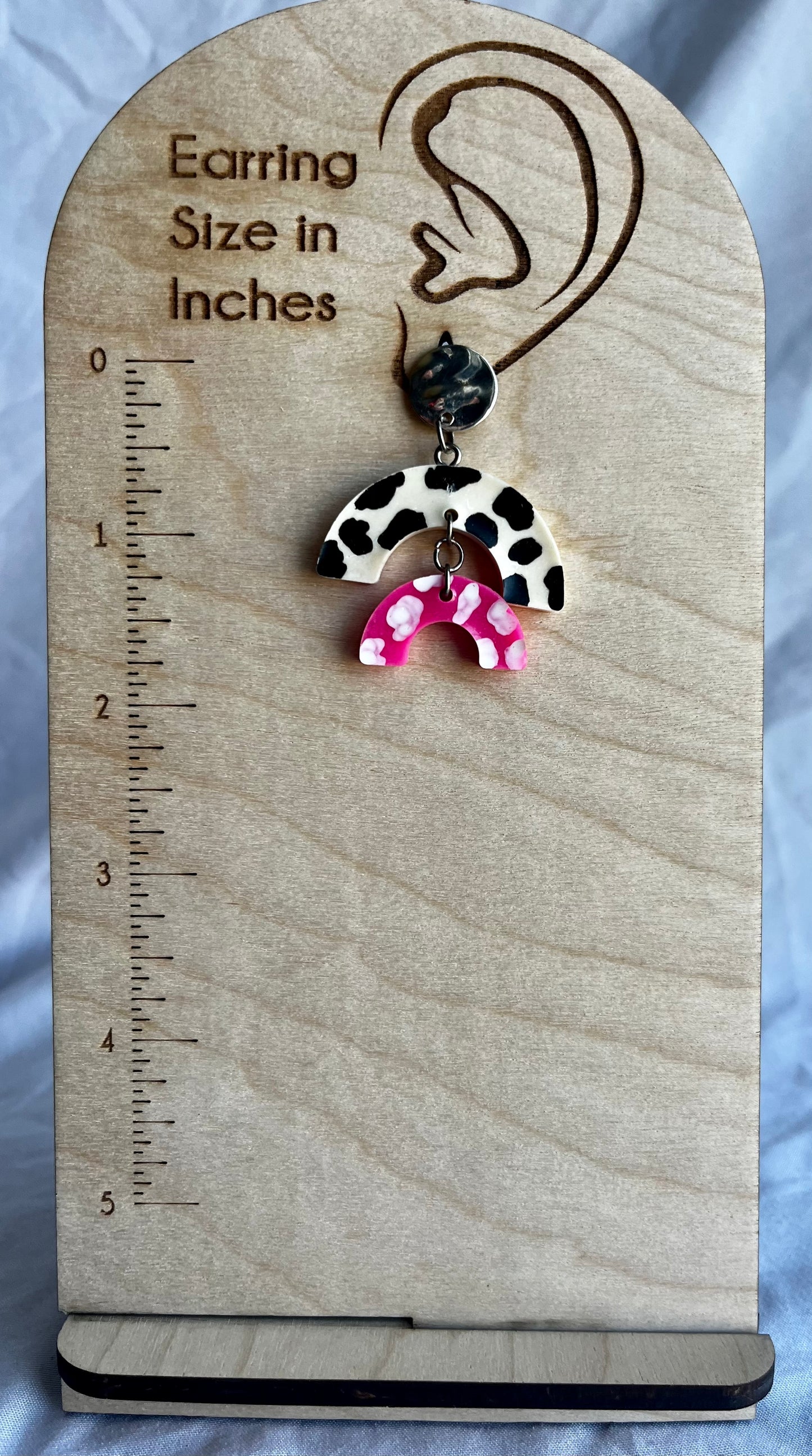 Strawberry Cow Earrings