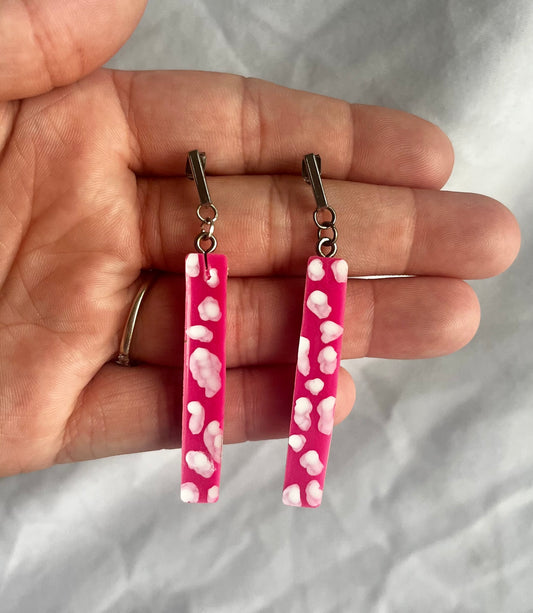 Strawberry Cow Earrings