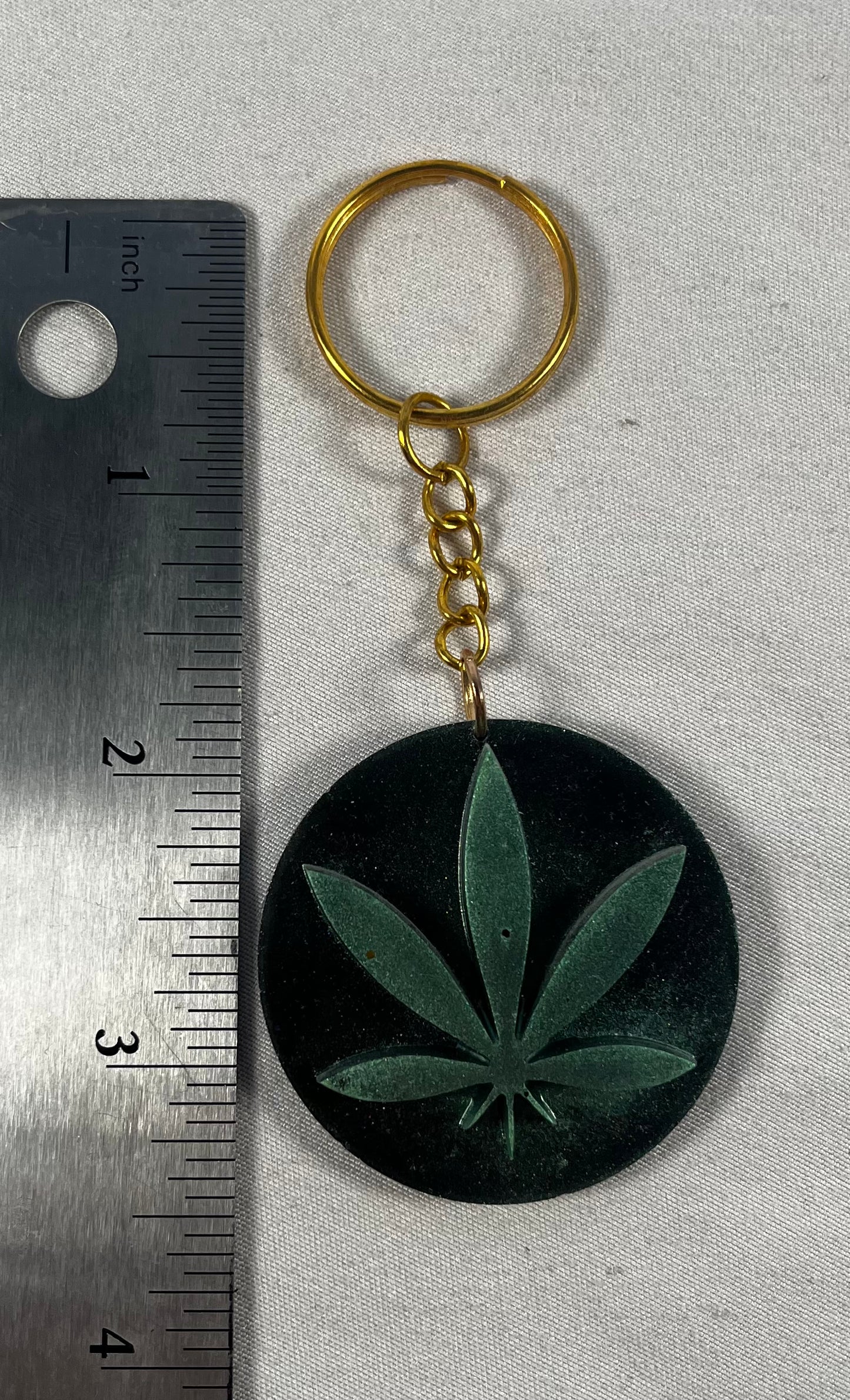 Weed Leaf Keychain