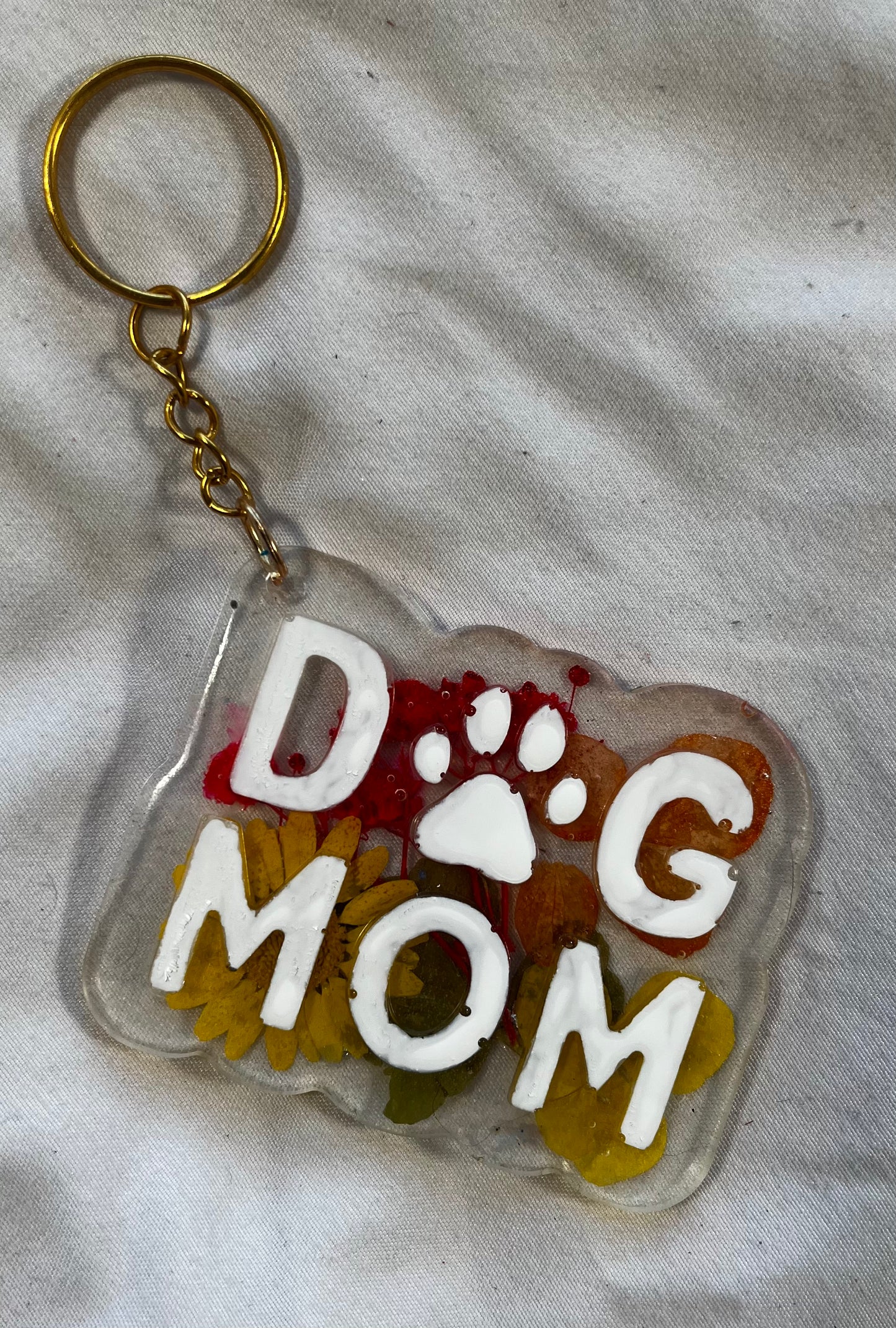 Pet Mom Keychain