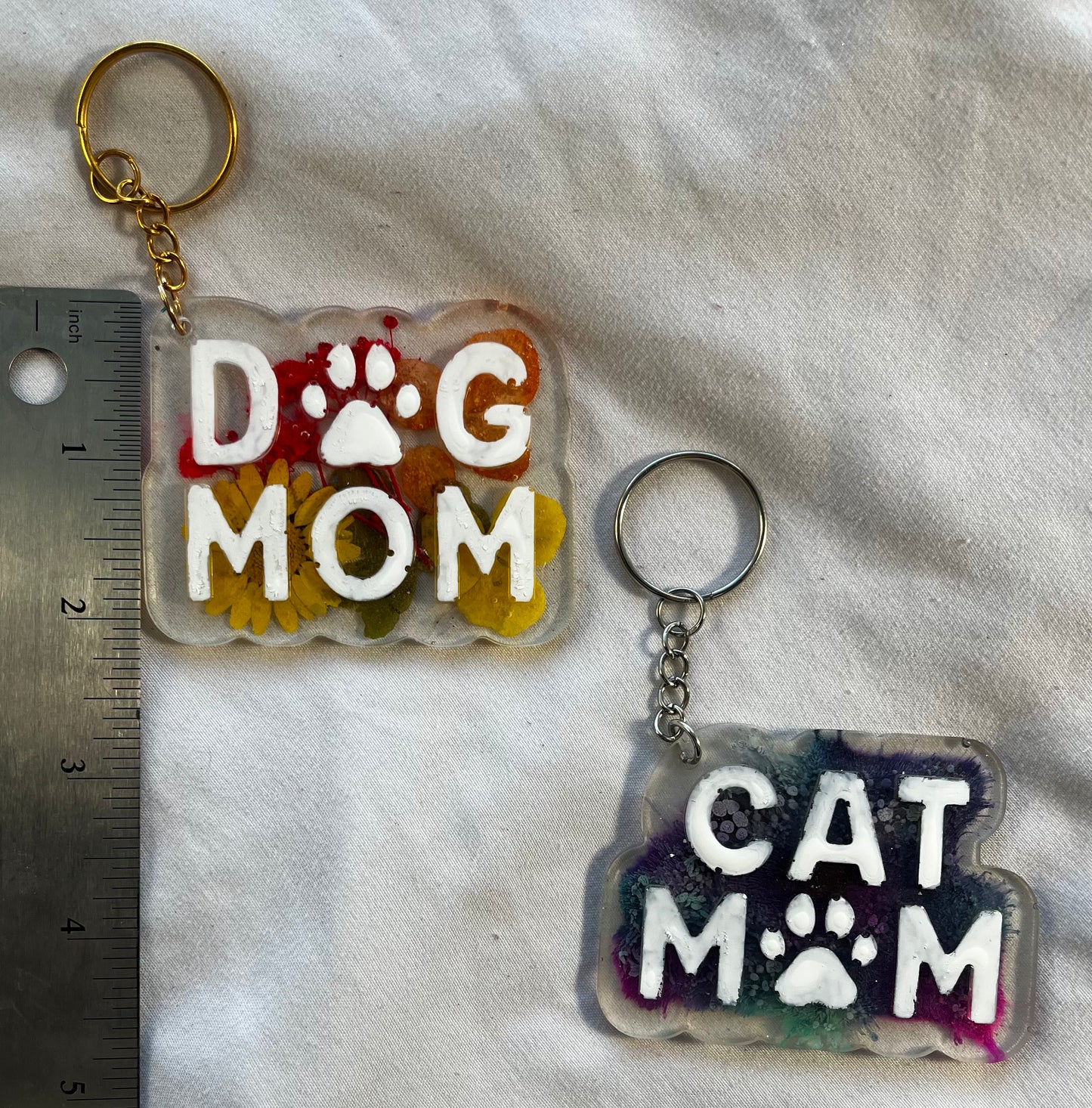 Pet Mom Keychain