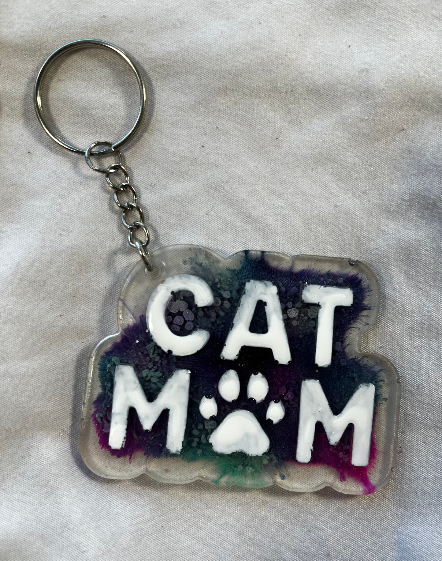 Pet Mom Keychain