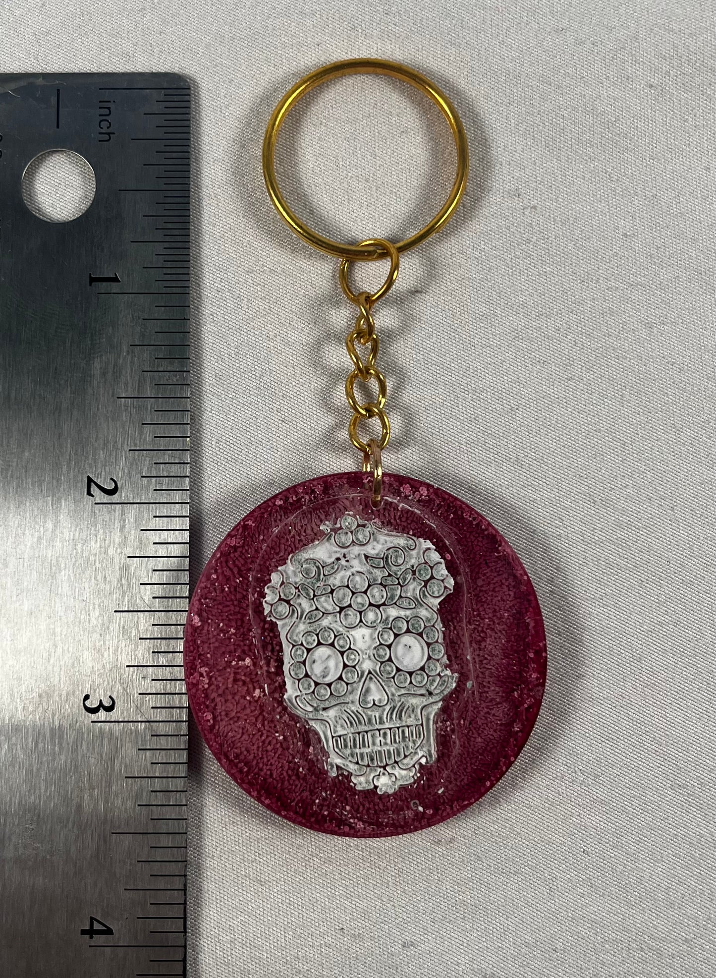 Sugar Skull Keychain