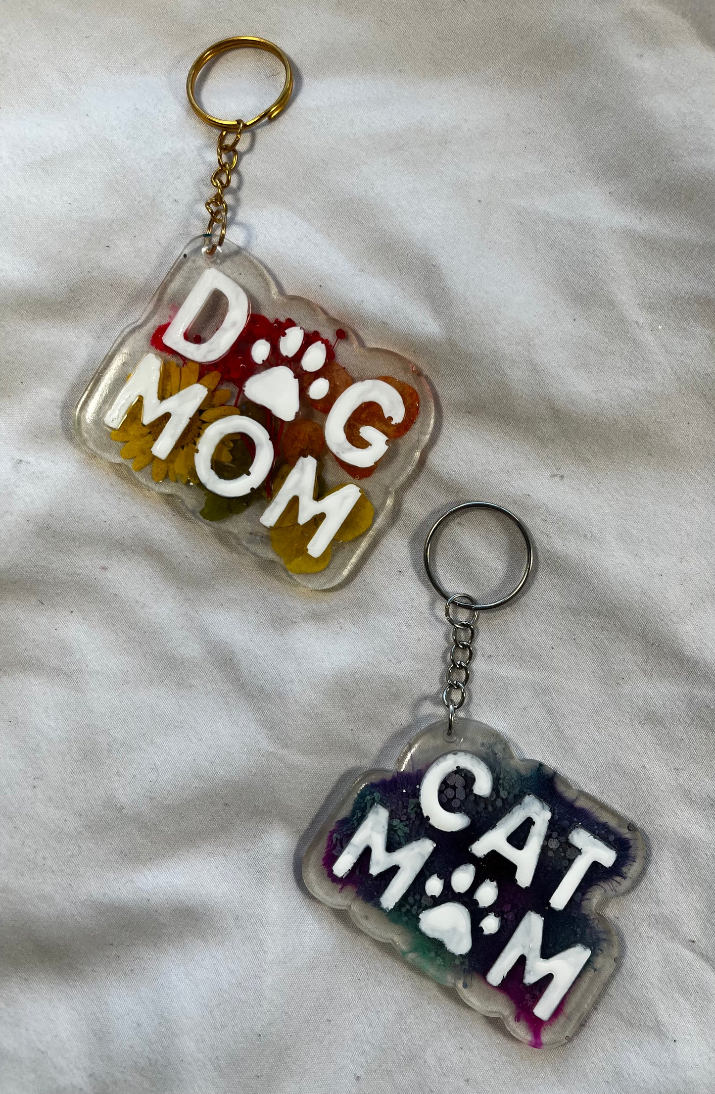 Pet Mom Keychain