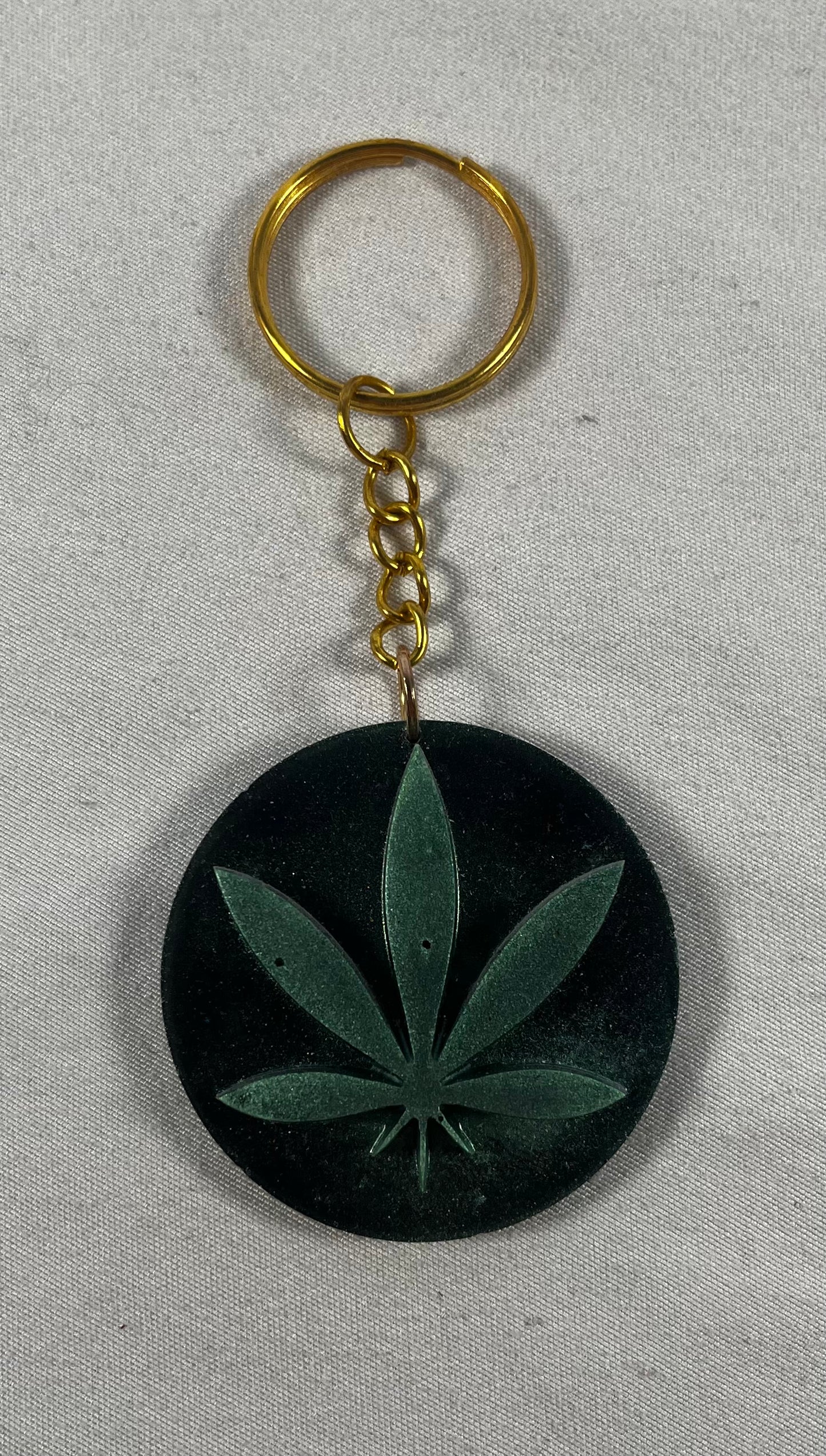 Weed Leaf Keychain